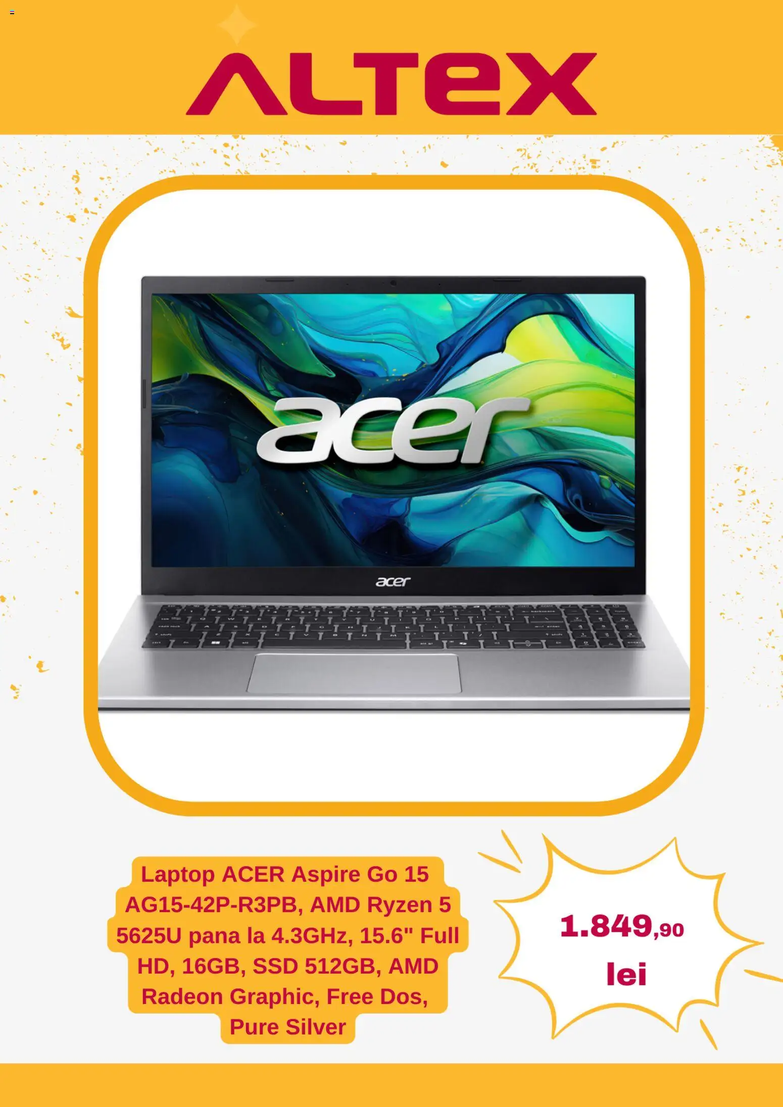 Catalog Altex 8 - 13 Ianuarie 2026 | Pagina 3 | Produse: Laptop