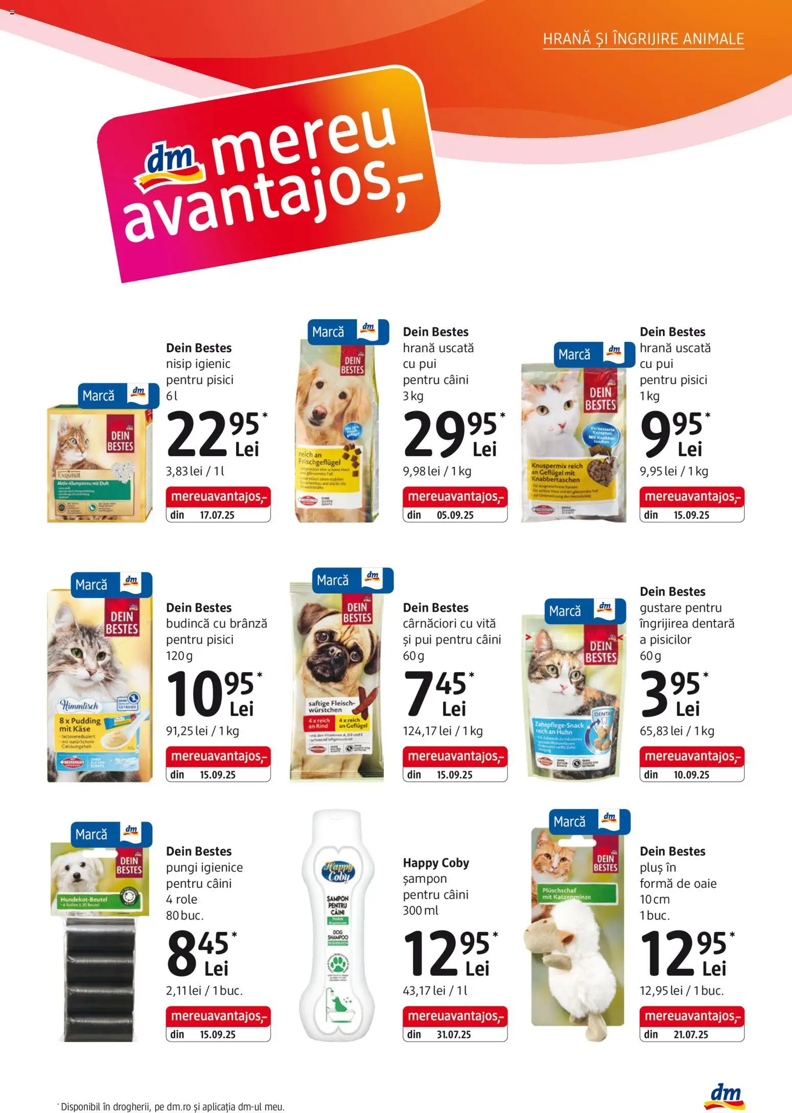 Catalog DM Drogerie Markt 8 Ianuarie - 2 Februarie 2026 | Pagina 19 | Produse: Hacıyatmaz Kedi Oyuncağı, Role, Șampon, Brânză