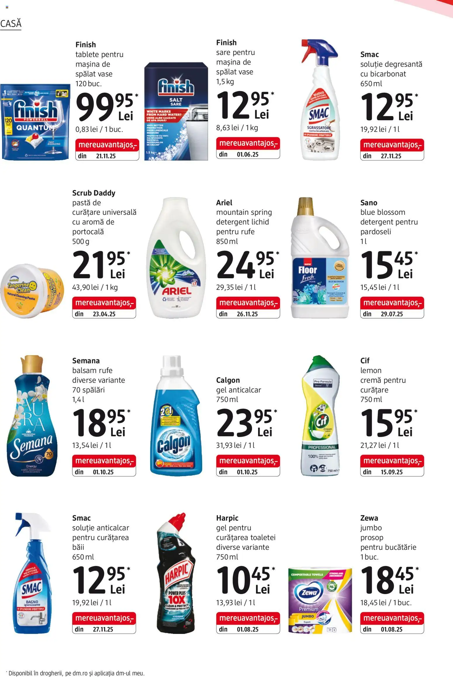 Catalog DM Drogerie Markt 8 Ianuarie - 2 Februarie 2026 | Pagina 20 | Produse: Pomelo, Scrub, Cremă, Tablete pentru mașina de spălat
