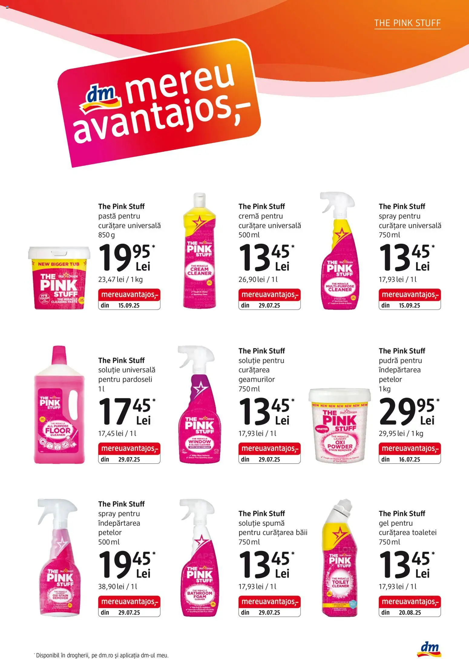 Catalog DM Drogerie Markt 8 Ianuarie - 2 Februarie 2026 | Pagina 21 | Produse: Pudră, Cremă, Îndepărtarea petelor, Paste