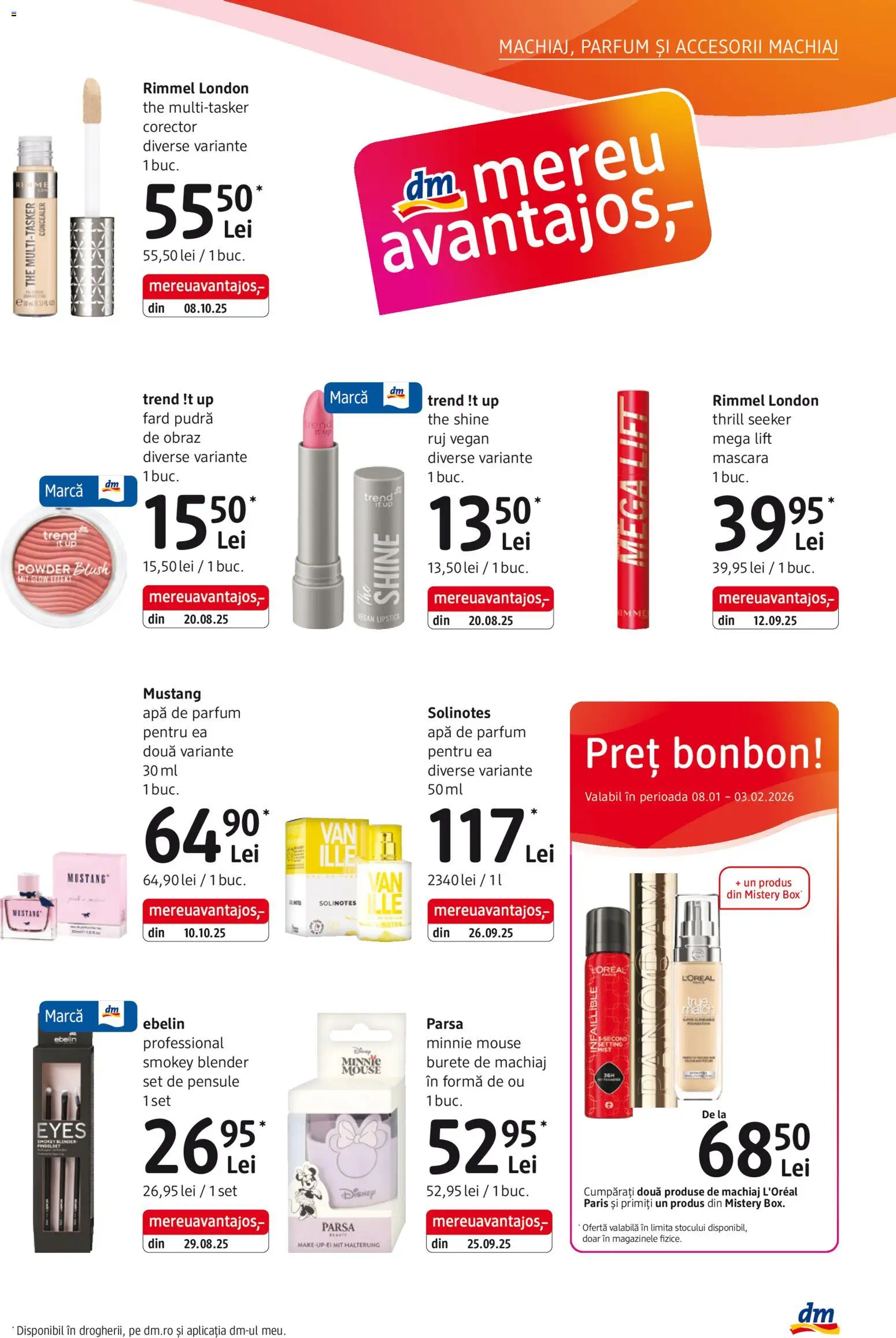 Catalog DM Drogerie Markt 8 Ianuarie - 2 Februarie 2026 | Pagina 9 | Produse: Mouse, Burete, Mascara, Ruj