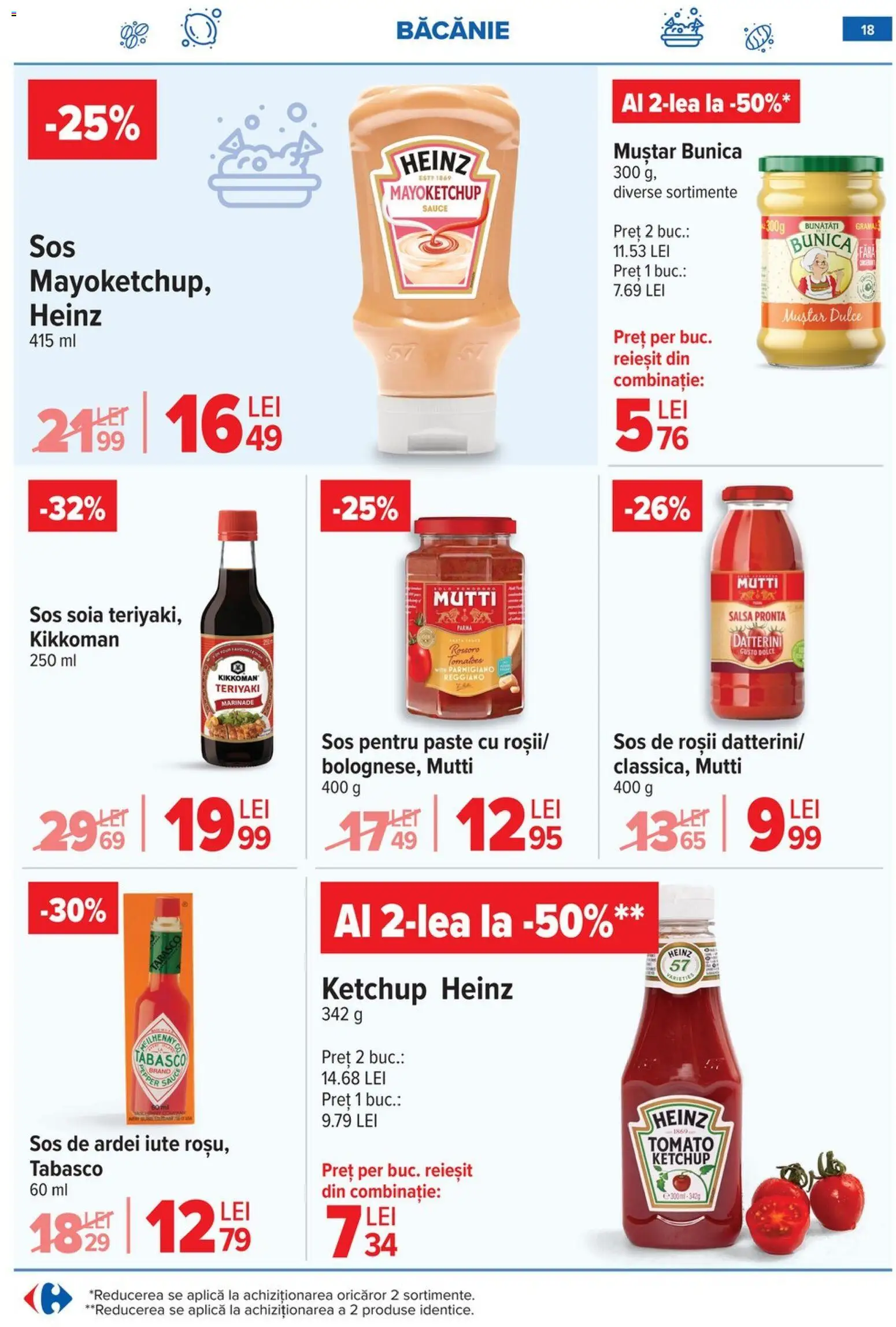 Catalog Carrefour 14 - 19 Ianuarie 2026 | Pagina 20 | Produse: Ardei iute, Muștar, Paste, Sos