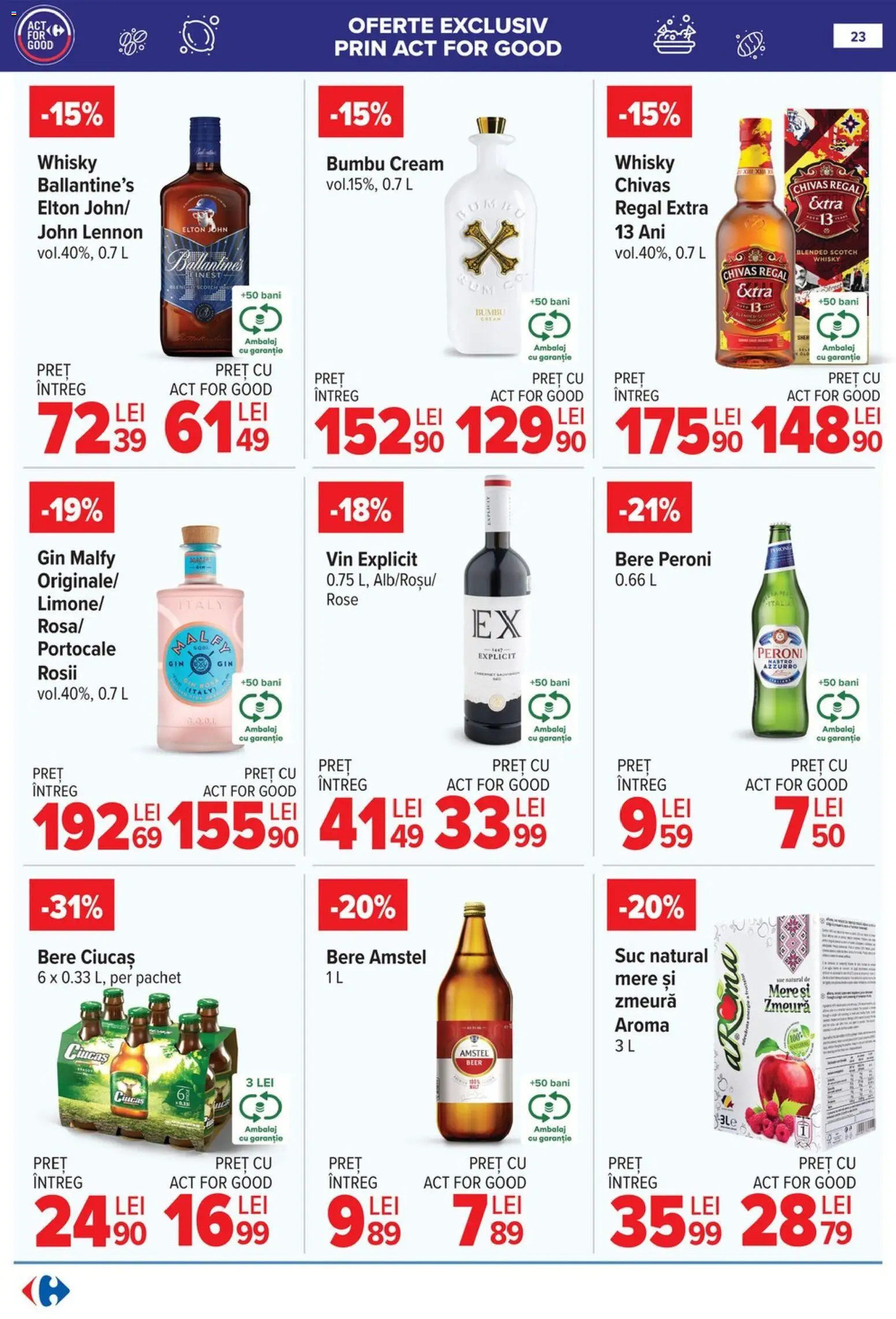 Catalog Carrefour 14 - 19 Ianuarie 2026 | Pagina 25 | Produse: Zmeură, Suc, Vin, Mere