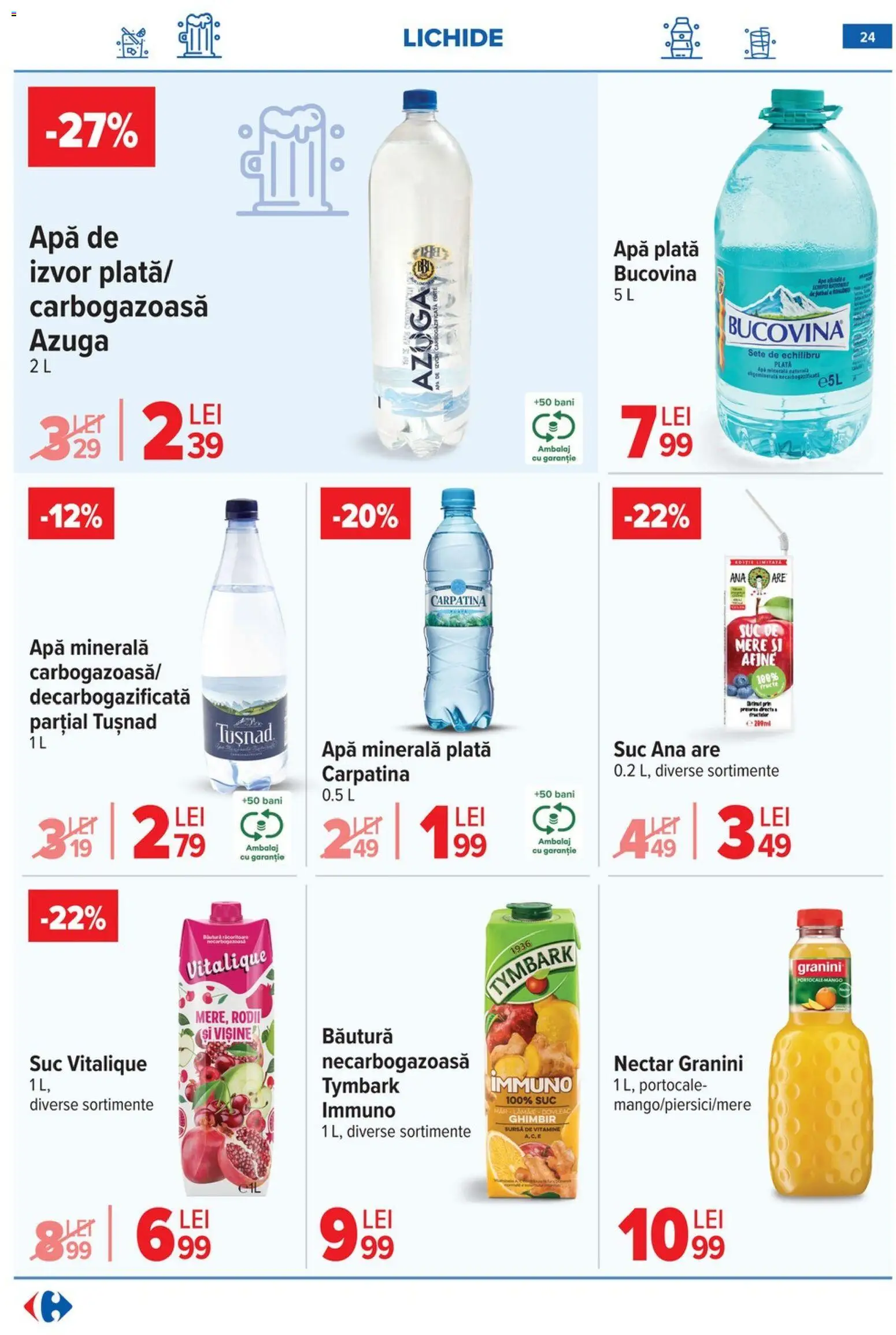 Catalog Carrefour 14 - 19 Ianuarie 2026 | Pagina 26 | Produse: Afine, Suc, Portocale, Fructe