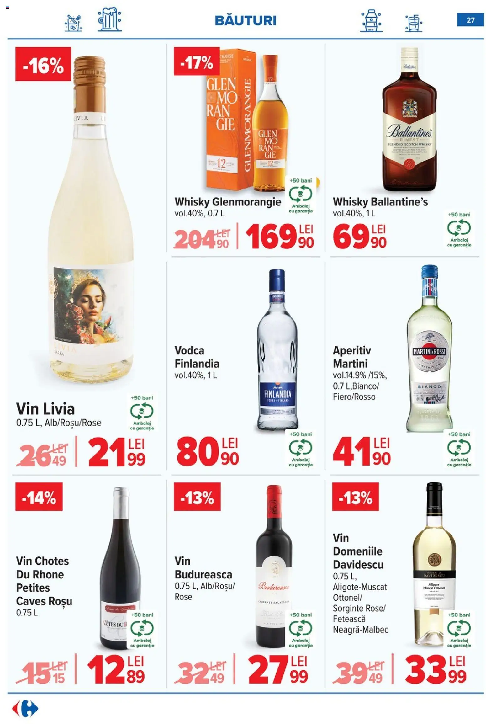 Catalog Carrefour 14 - 19 Ianuarie 2026 | Pagina 29 | Produse: Su ısıtıcı, Yulaf, Vin