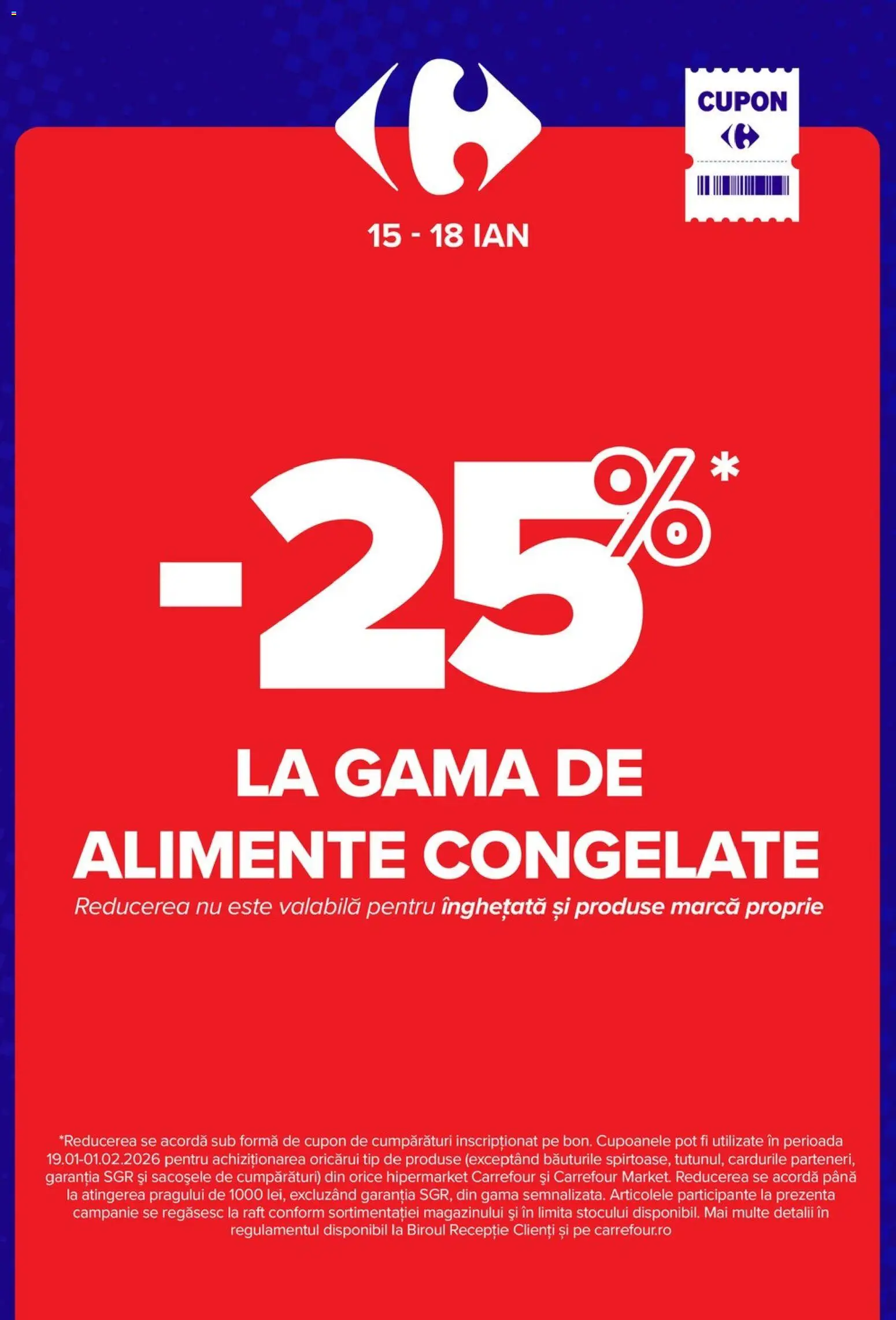 Catalog Carrefour 14 - 19 Ianuarie 2026 | Pagina 3 | Produse: Raft, Înghețată