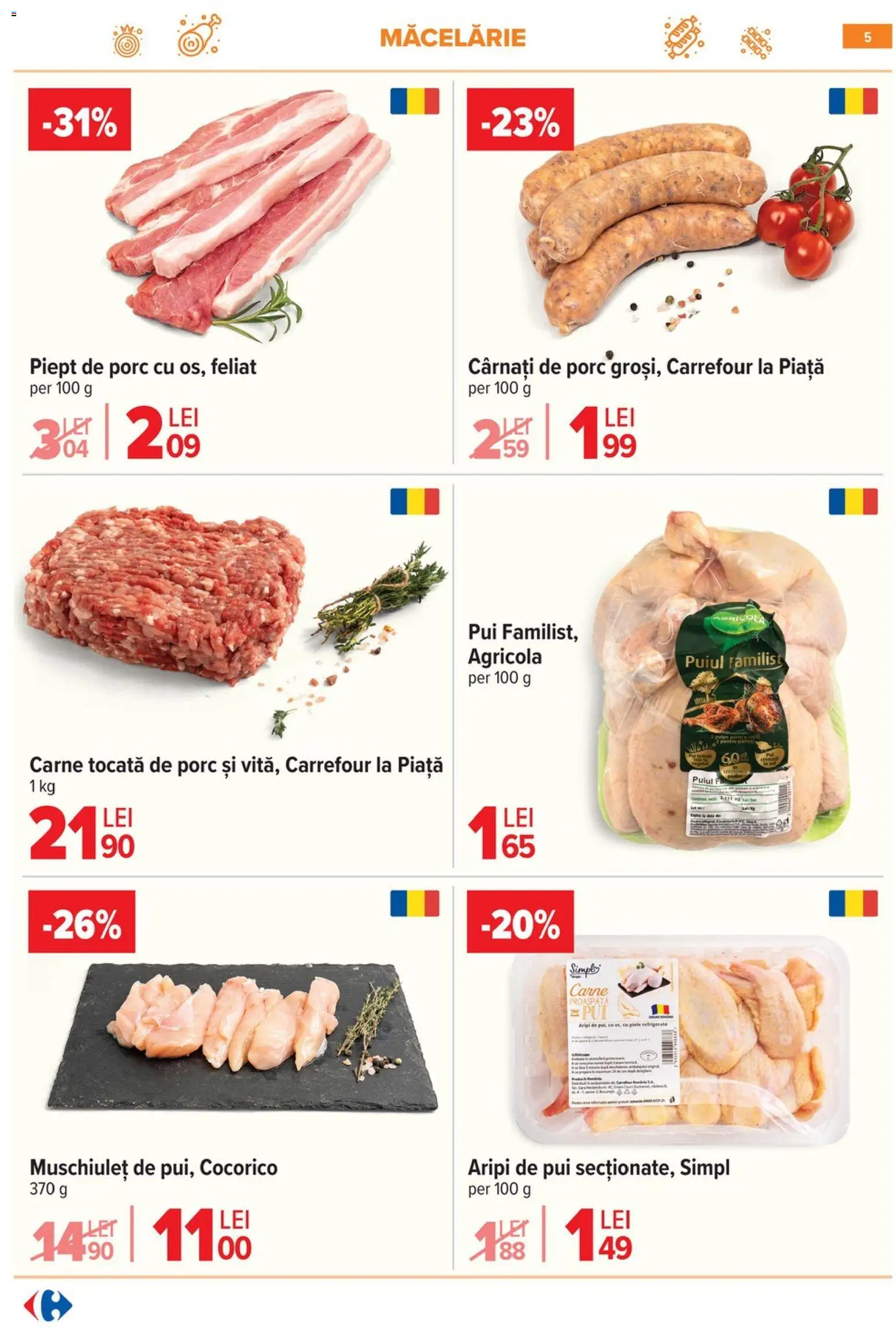Catalog Carrefour 14 - 19 Ianuarie 2026 | Pagina 7 | Produse: Hacıyatmaz Kedi Oyuncağı, Carne tocată, Cârnați