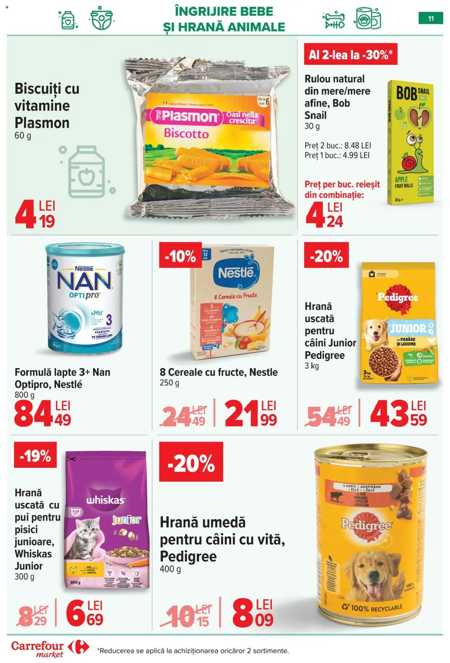 Catalog Carrefour 14 - 19 Ianuarie 2026 | Pagina 12 | Produse: Apple, Cereale, Biscuiți, Fructe