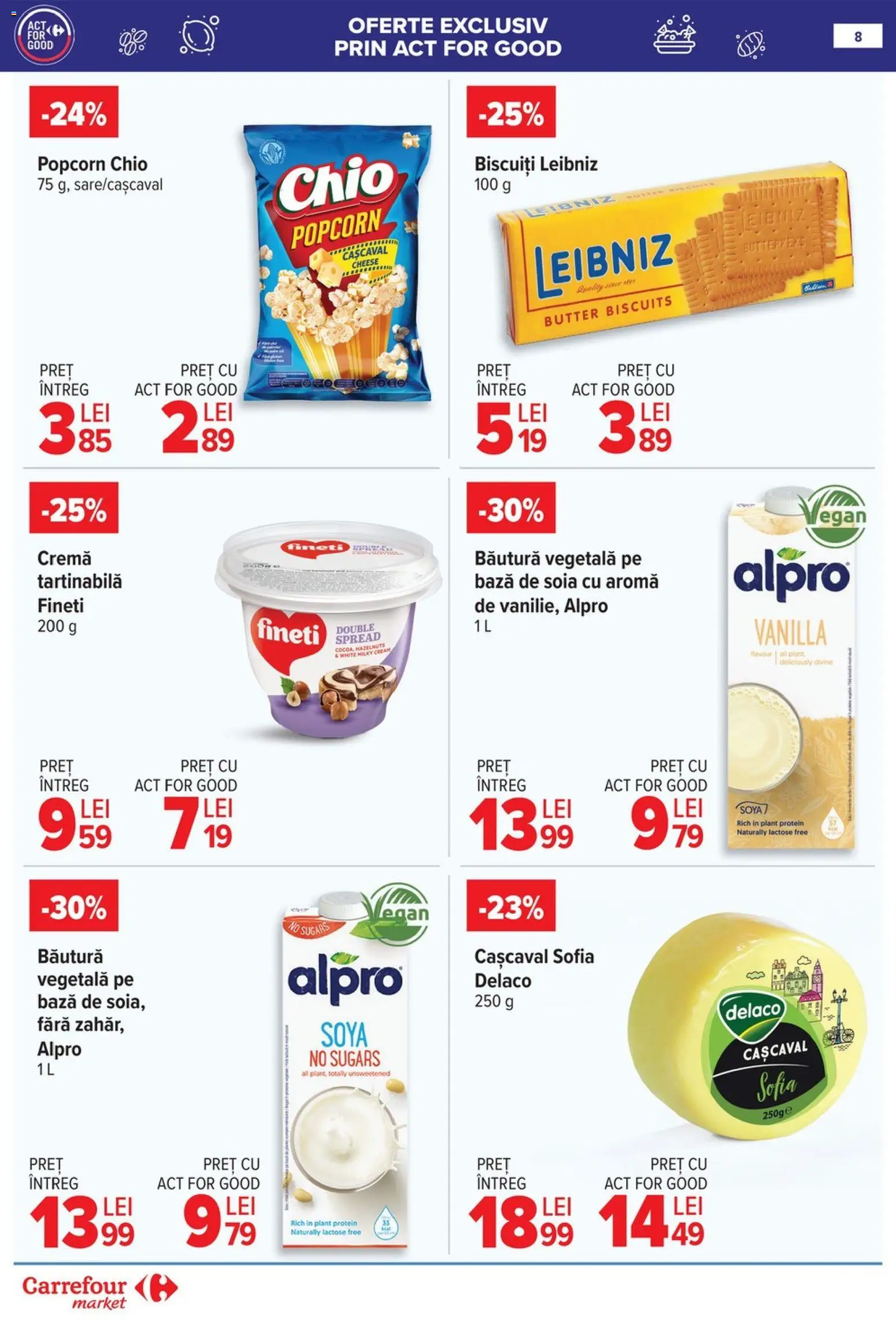 Catalog Carrefour 14 - 19 Ianuarie 2026 | Pagina 9 | Produse: Light Kedi Konservesi, Cașcaval, Cremă, Biscuiți