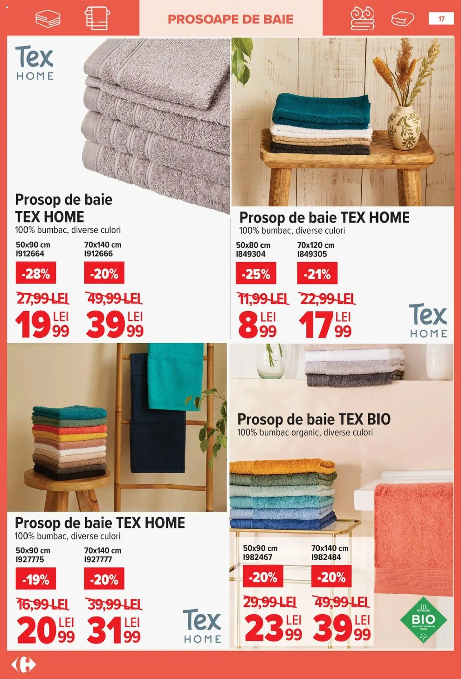 Catalog Carrefour 14 Ianuarie - 9 Februarie 2026 | Pagina 17 | Produse: Şerit ödül, Prosop de baie