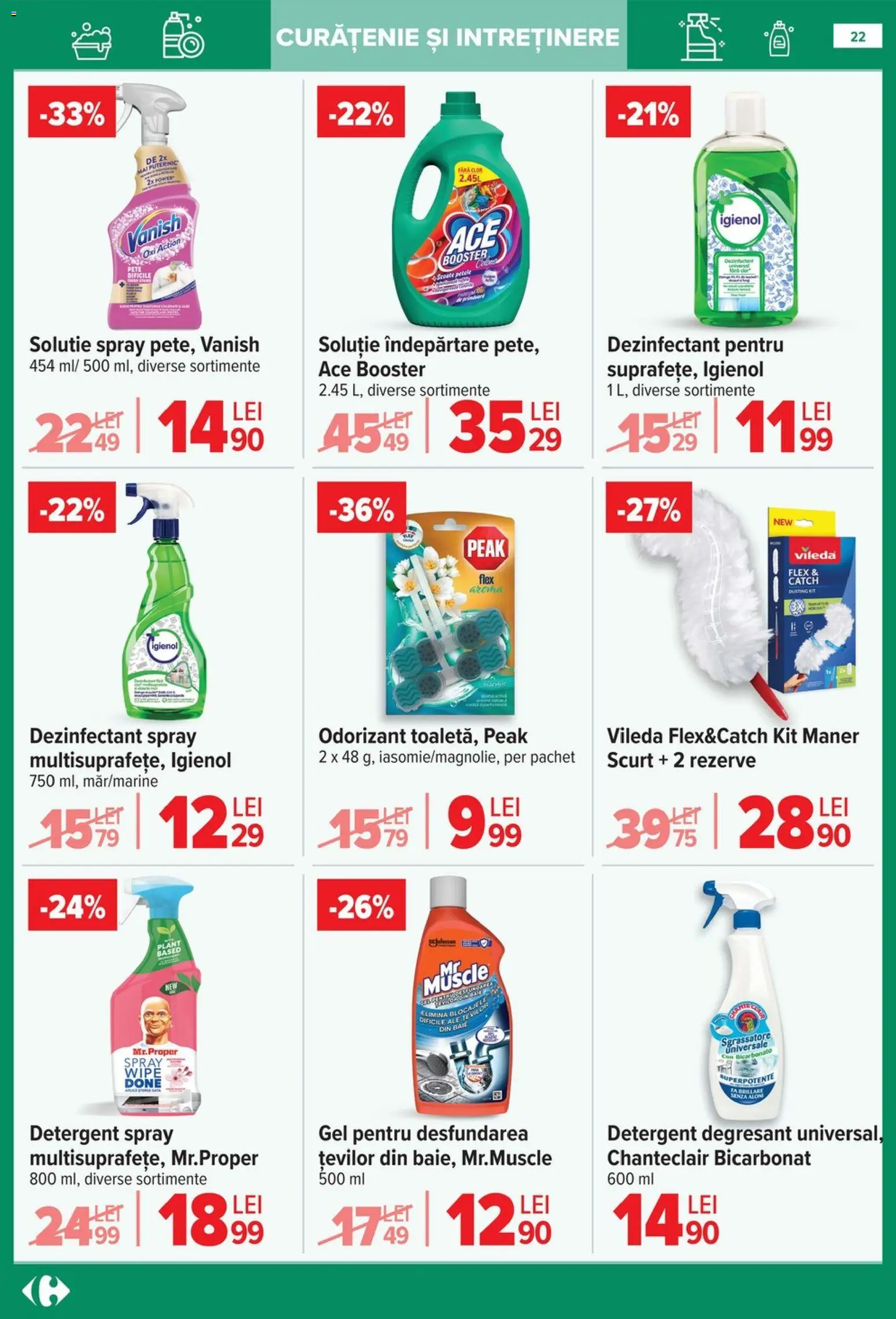 Catalog Carrefour 14 Ianuarie - 9 Februarie 2026 | Pagina 22 | Produse: Mâner, Detergent, Çelik Mama ve Su Kabı