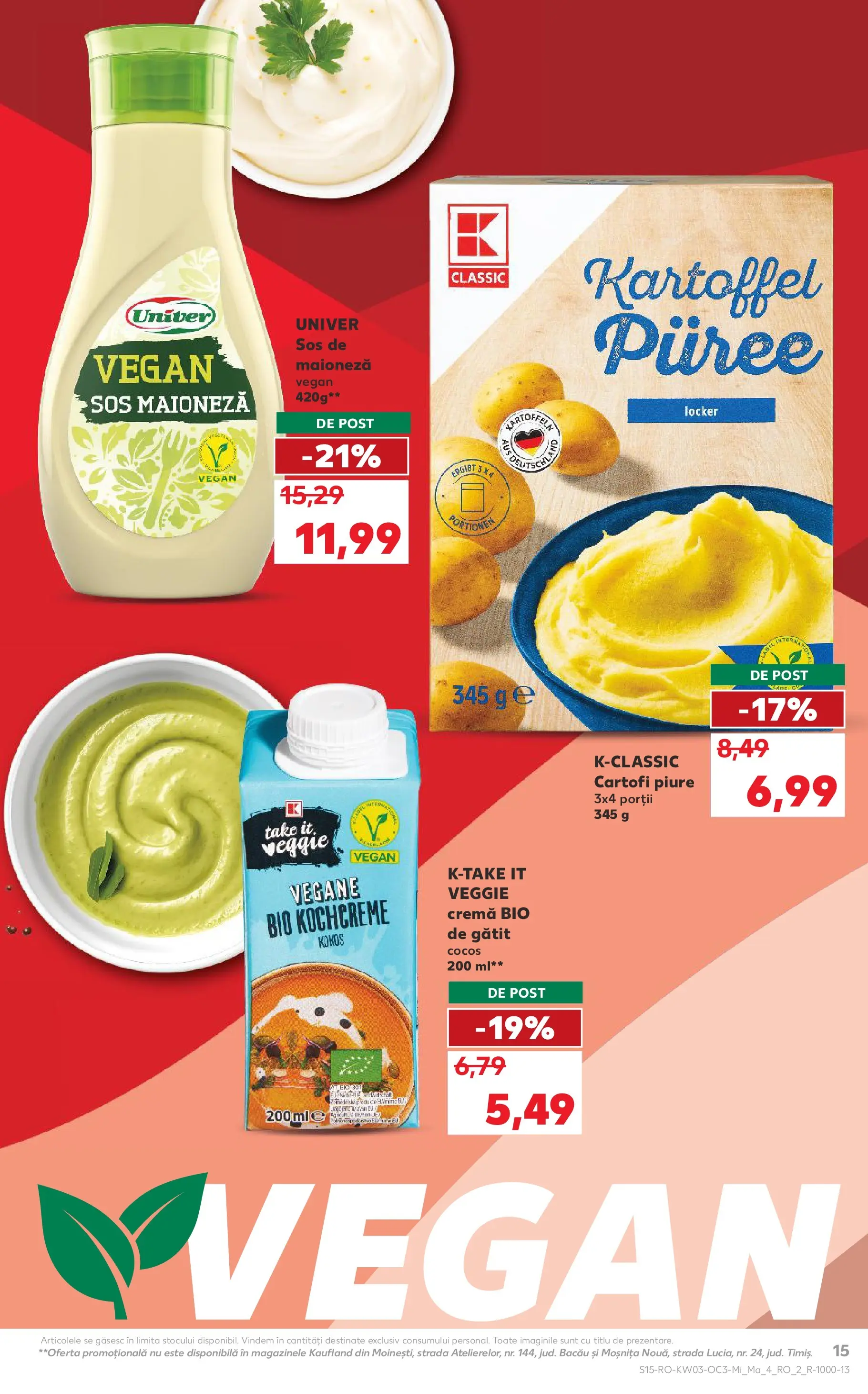 Catalog Kaufland 14 - 19 Ianuarie 2026 | Pagina 15 | Produse: Şerit ödül, Cremă, Maioneză, Sos