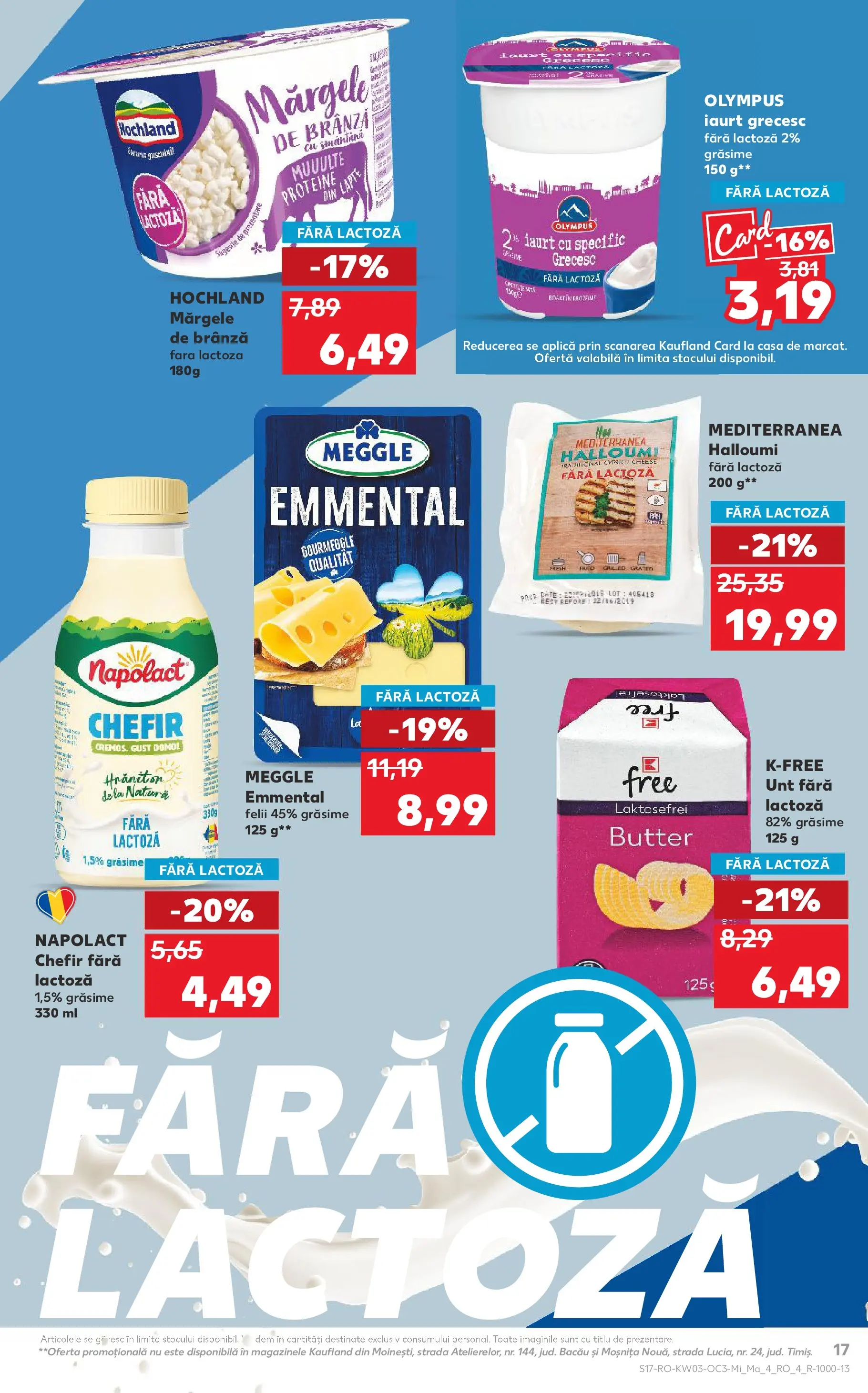 Catalog Kaufland 14 - 19 Ianuarie 2026 | Pagina 17 | Produse: Lapte, Unt, Iaurt, Kefir