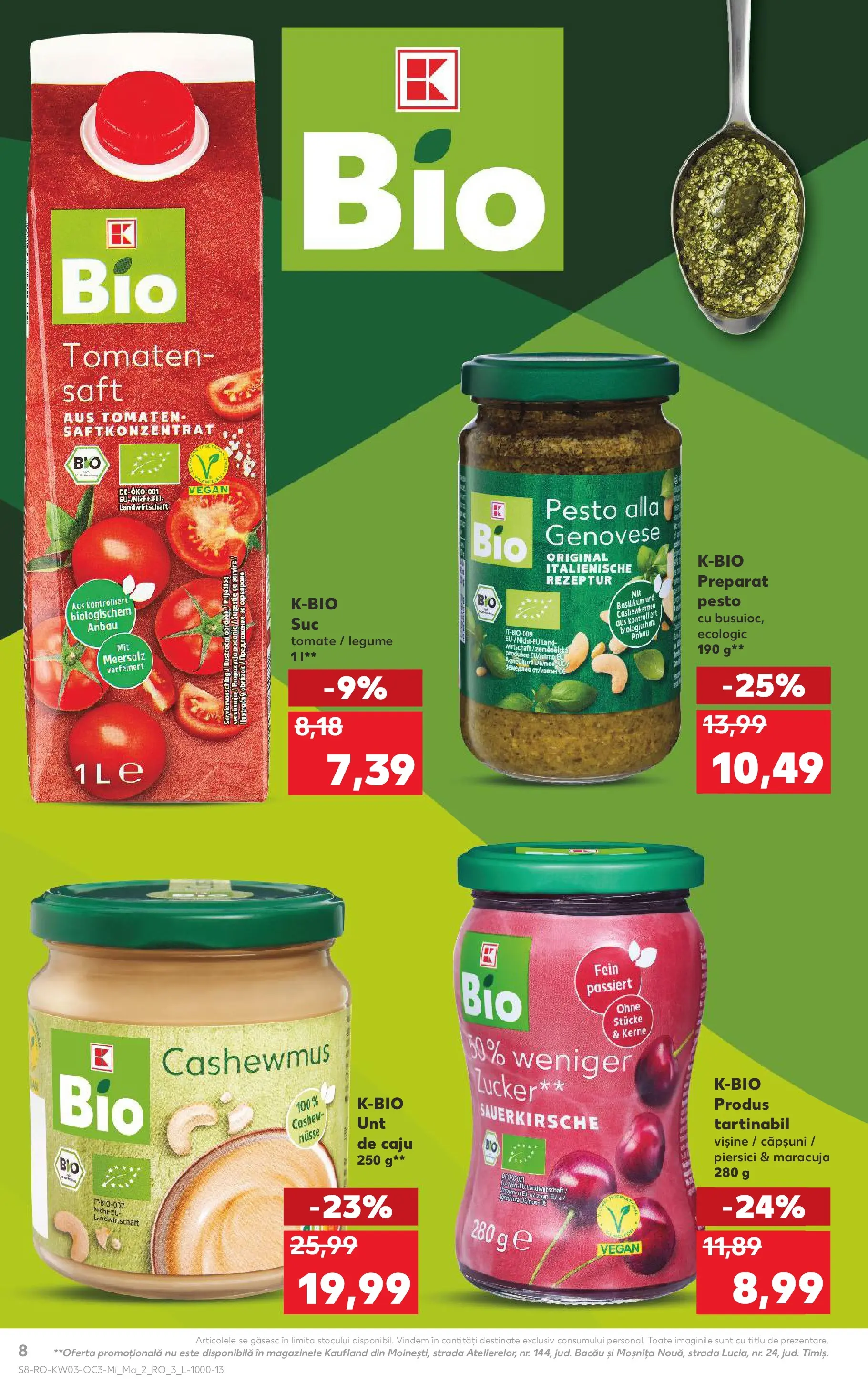 Catalog Kaufland 14 - 19 Ianuarie 2026 | Pagina 8 | Produse: Unt, Caju, Căpșuni, Legume