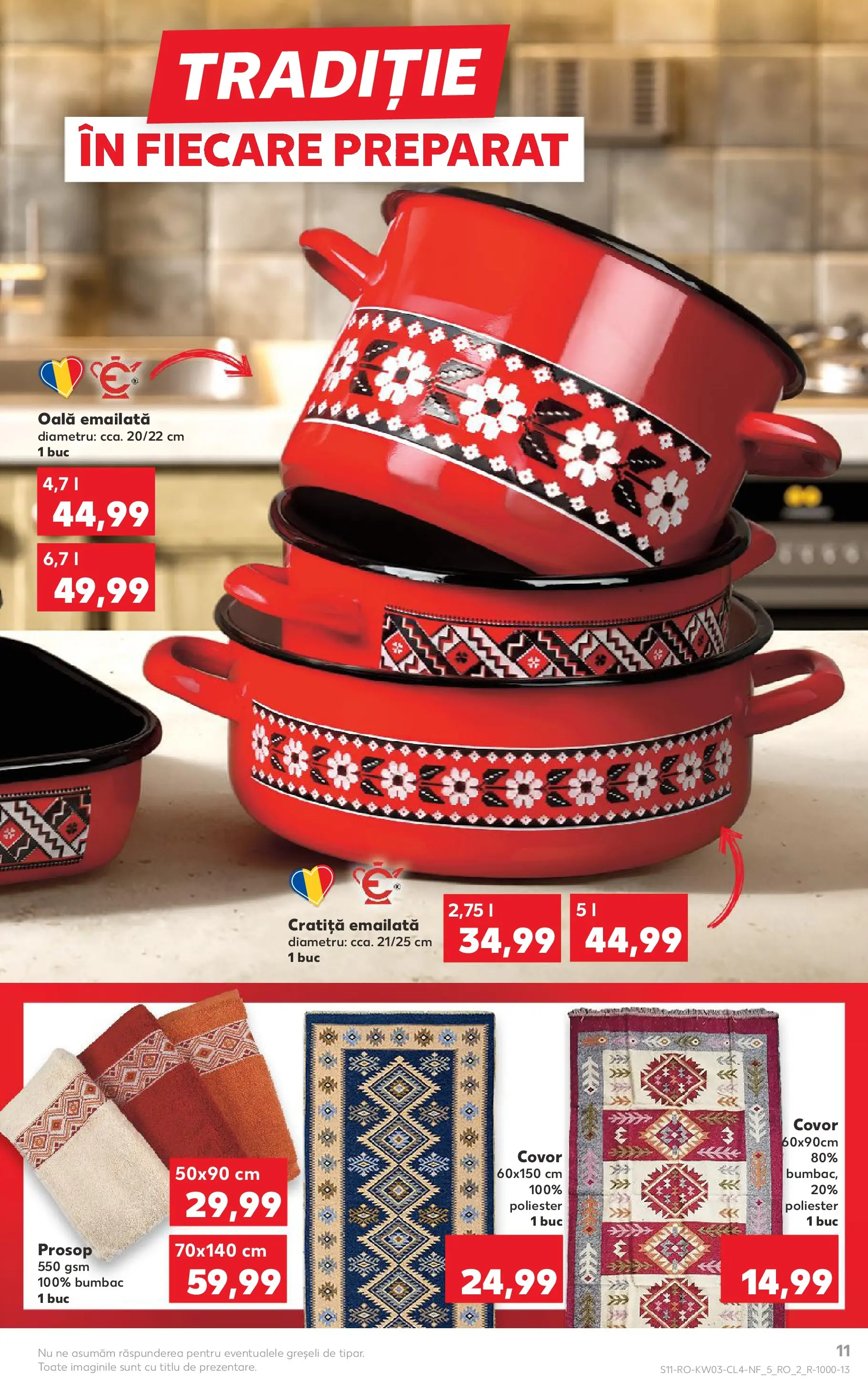 Catalog Kaufland 14 - 19 Ianuarie 2026 | Pagina 11 | Produse: Cratiță, Oală, Covor