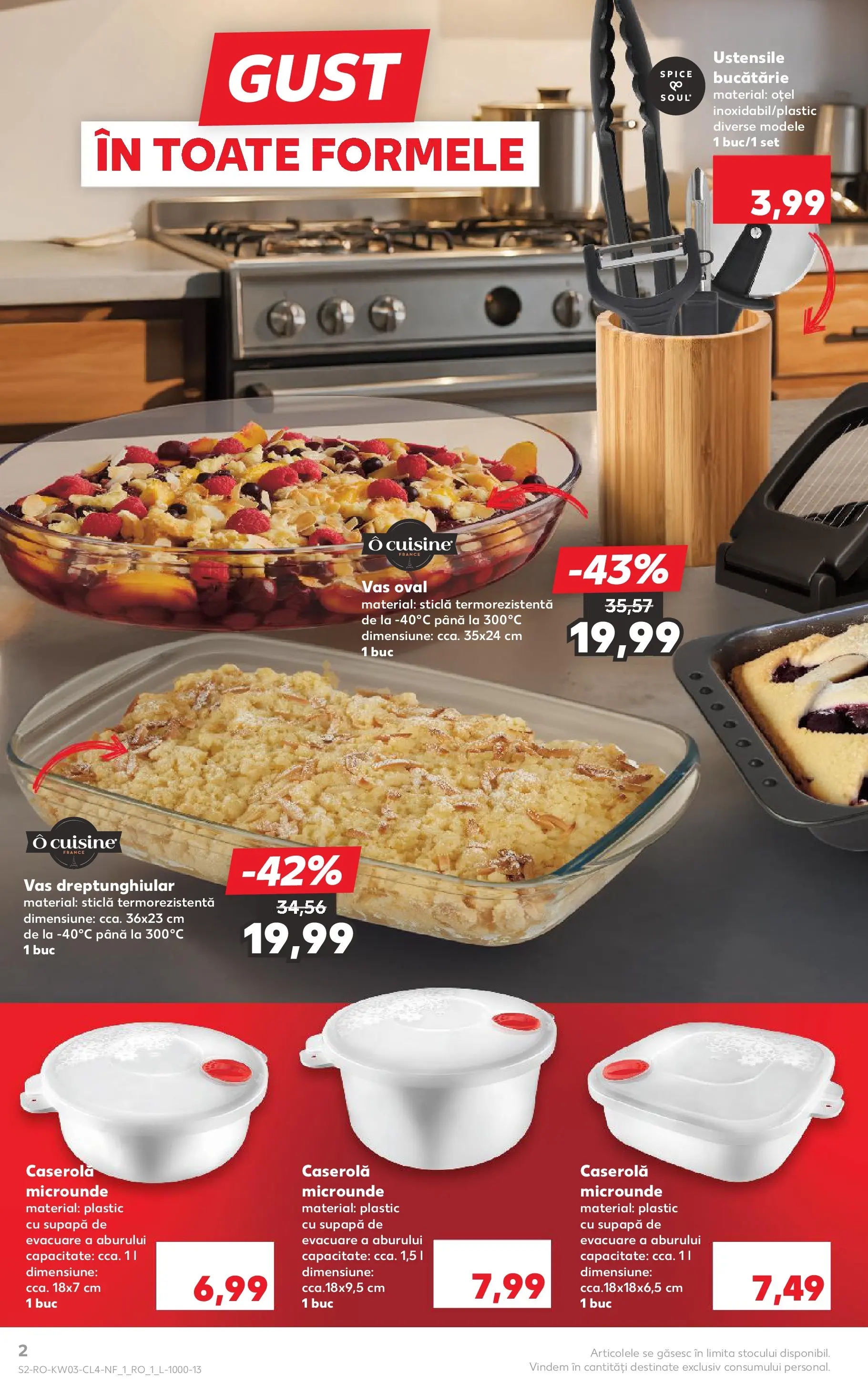 Catalog Kaufland 14 - 19 Ianuarie 2026 | Pagina 2 | Produse: Bucătărie
