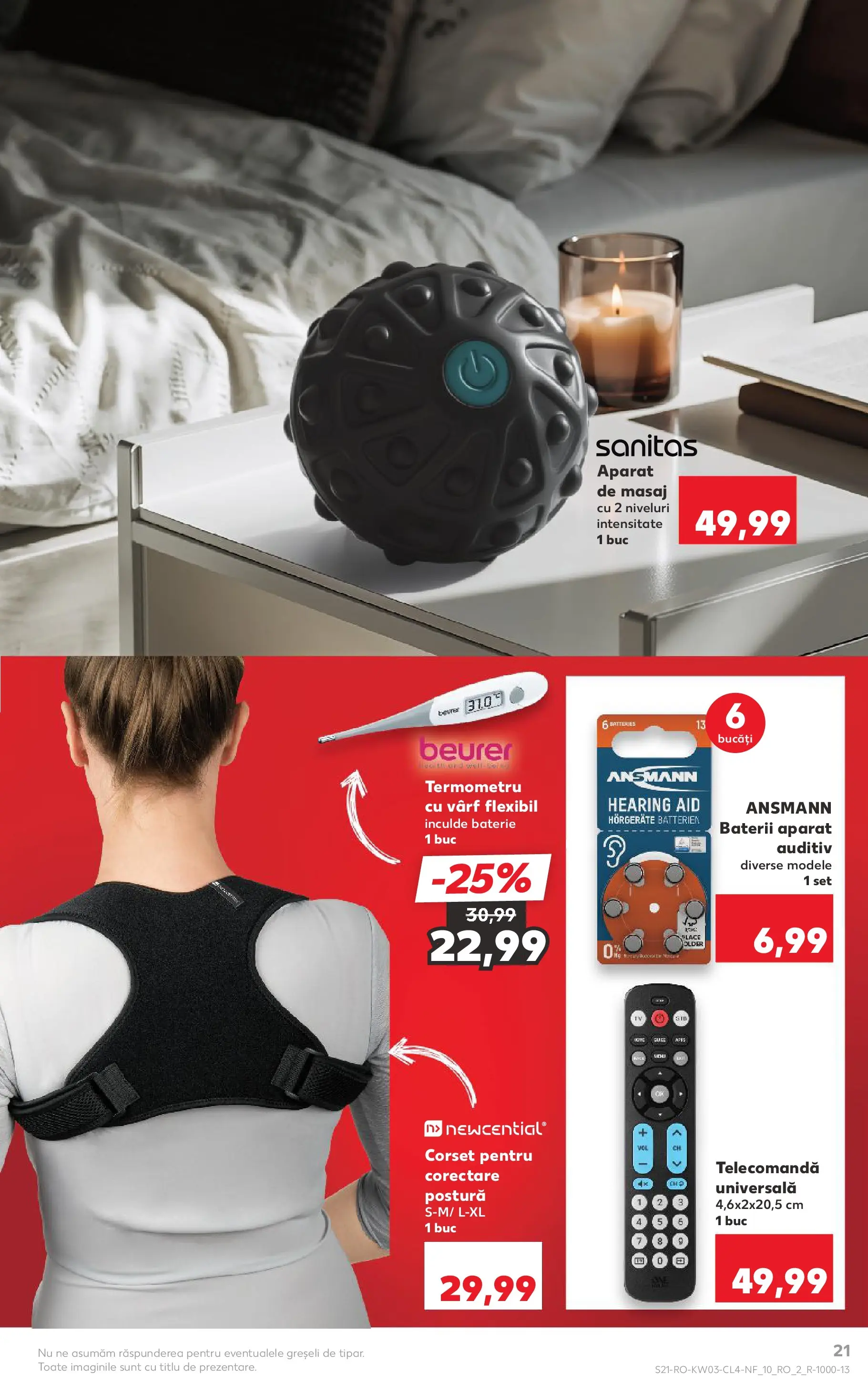 Catalog Kaufland 14 - 19 Ianuarie 2026 | Pagina 21 | Produse: Termometru, Baterie, Baterii