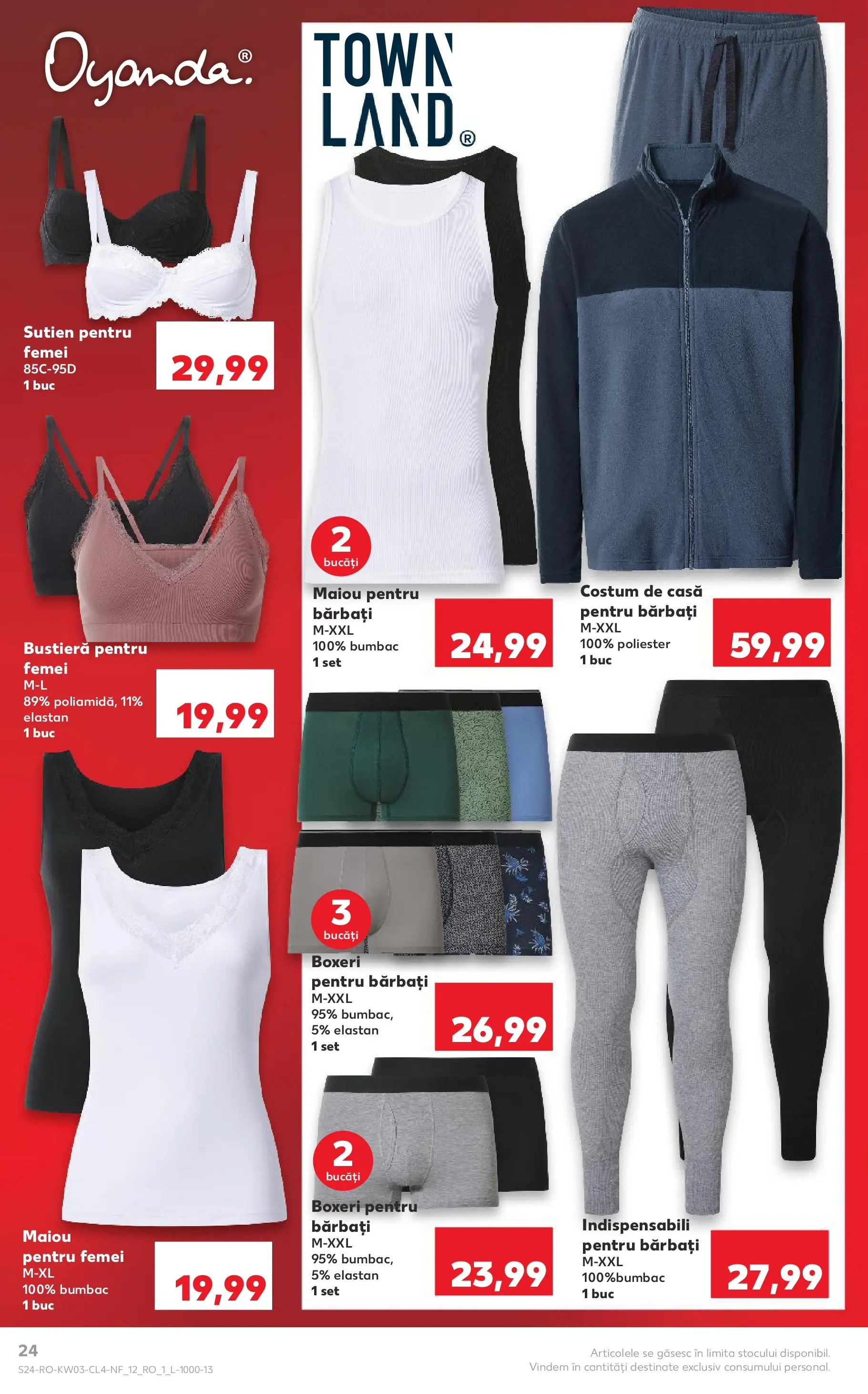 Catalog Kaufland 14 - 19 Ianuarie 2026 | Pagina 24 | Produse: Top, Maiou, Sutien, Costum