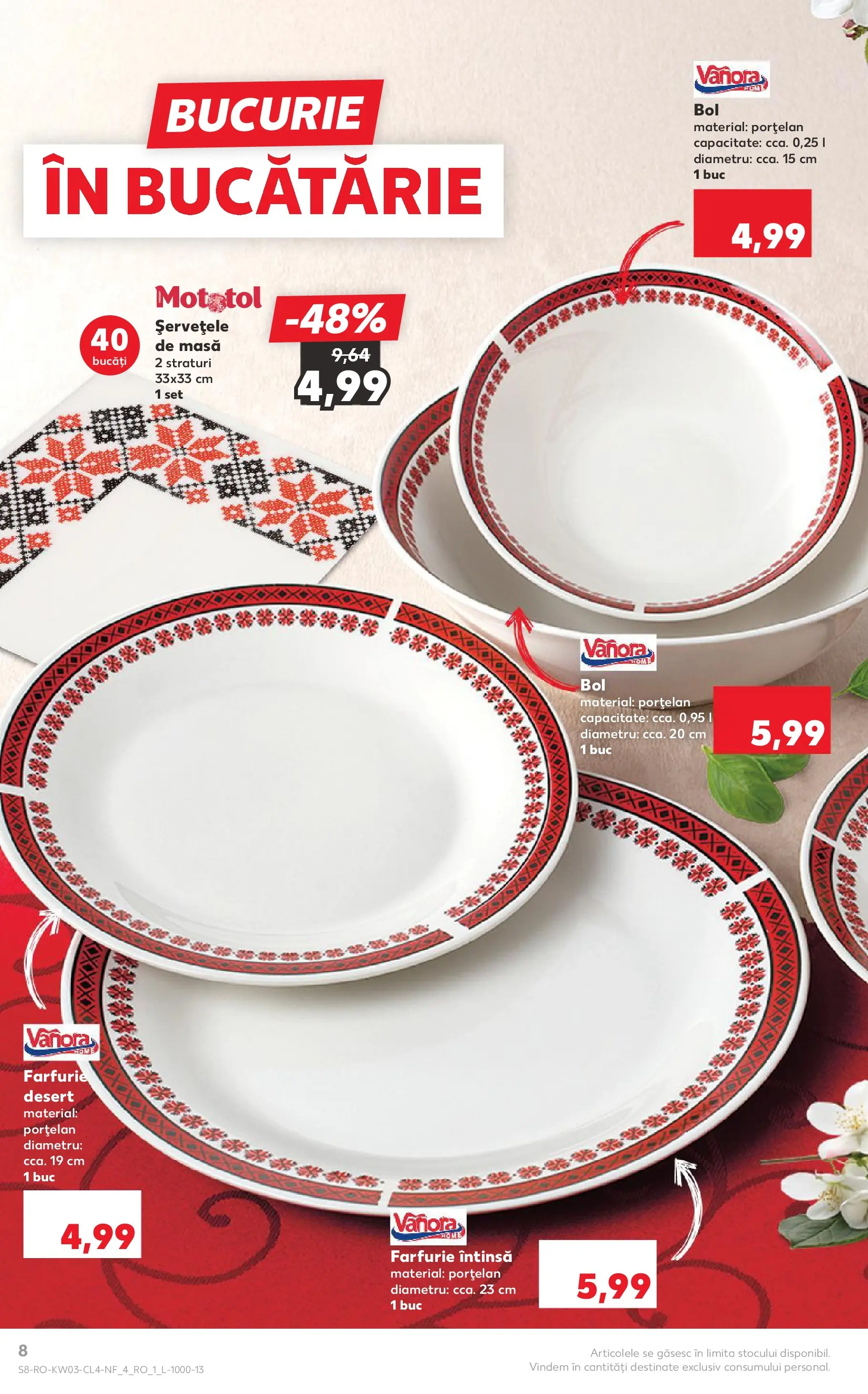 Catalog Kaufland 14 - 19 Ianuarie 2026 | Pagina 8 | Produse: Bol, Masă, Bucătărie, Farfurie