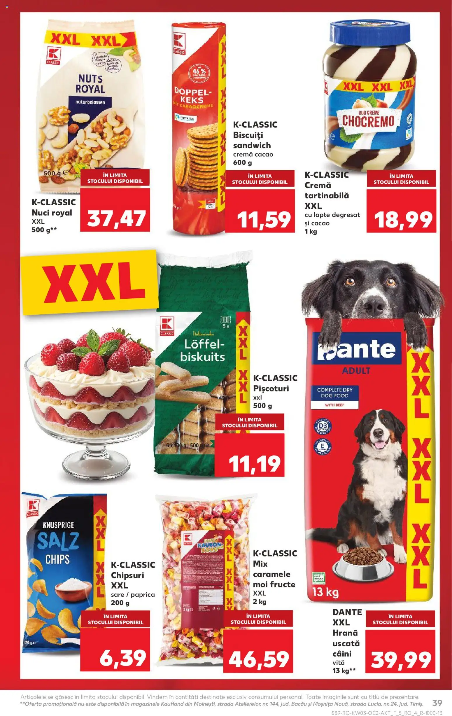 Catalog Kaufland 14 - 19 Ianuarie 2026 | Pagina 39 | Produse: Nuci, Biscuiți, Fructe, Sare