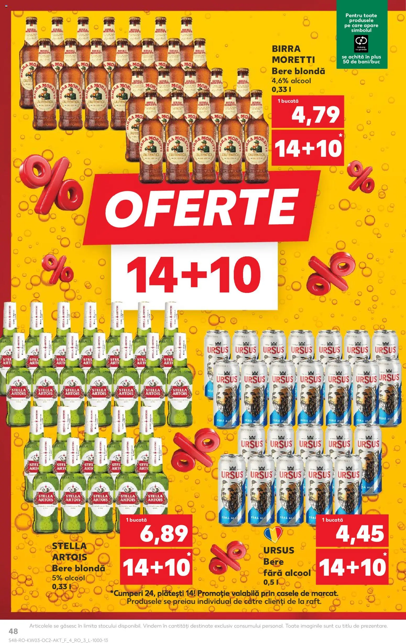 Catalog Kaufland 14 - 19 Ianuarie 2026 | Pagina 48 | Produse: Bere