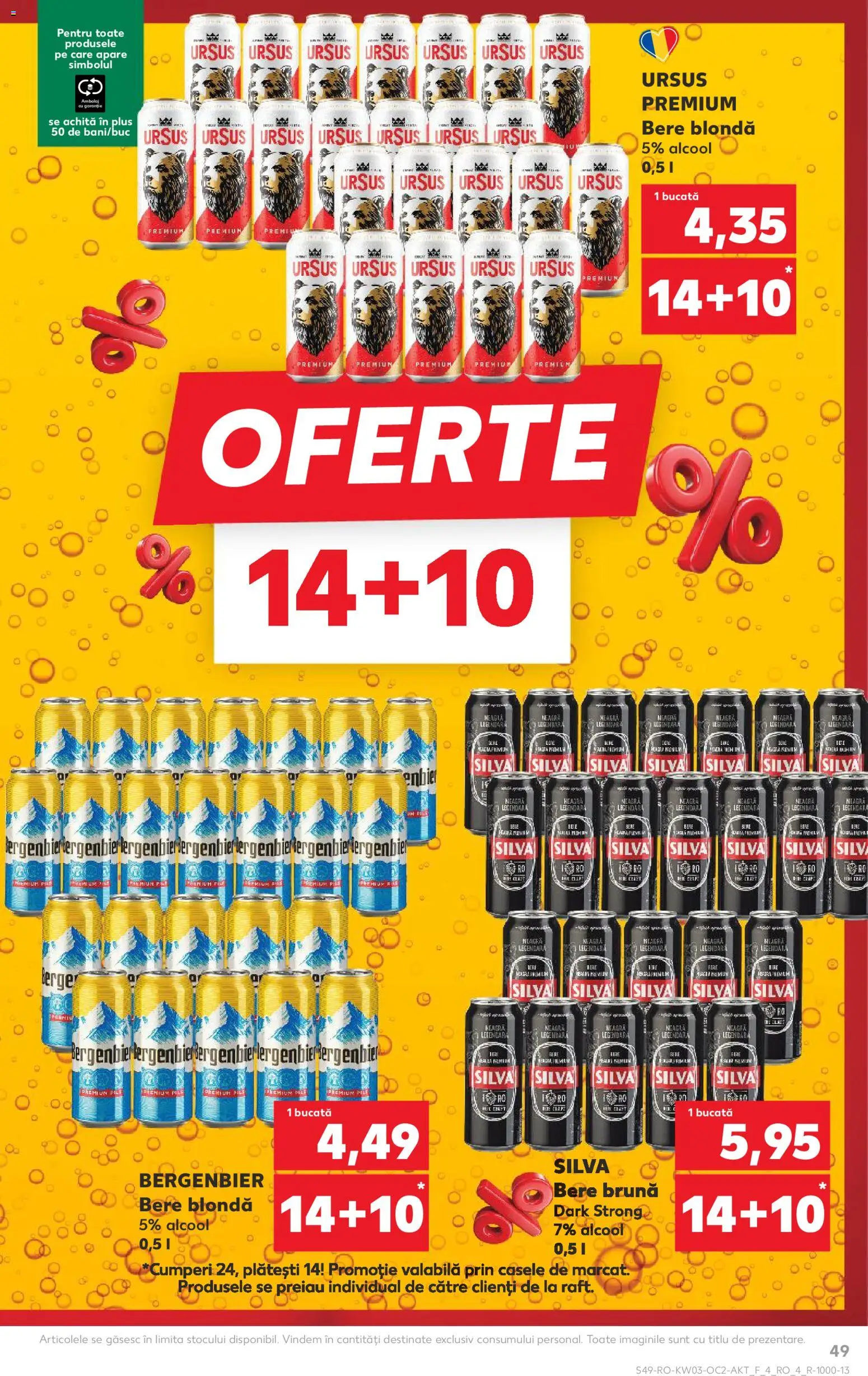 Catalog Kaufland 14 - 19 Ianuarie 2026 | Pagina 49 | Produse: Bere, Plastik Kulübe