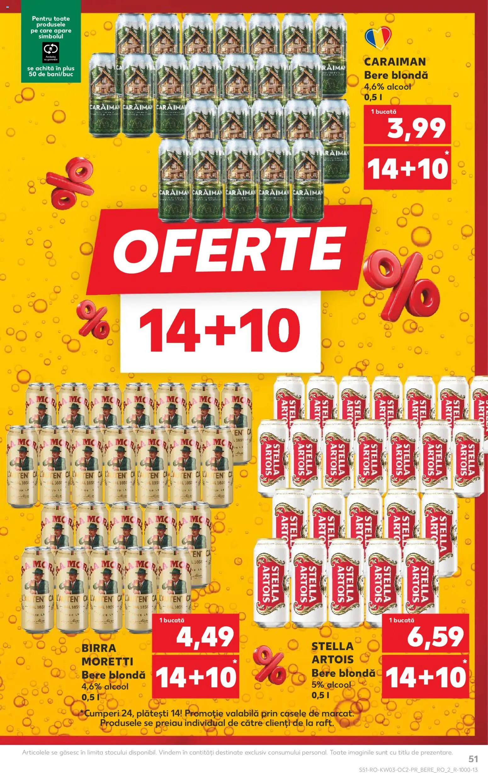 Catalog Kaufland 14 - 19 Ianuarie 2026 | Pagina 51 | Produse: Bere