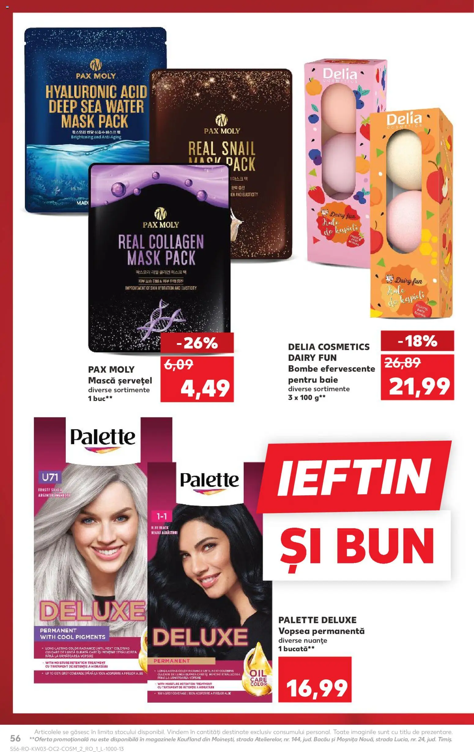 Catalog Kaufland 14 - 19 Ianuarie 2026 | Pagina 56 | Produse: Vopsea, Unt