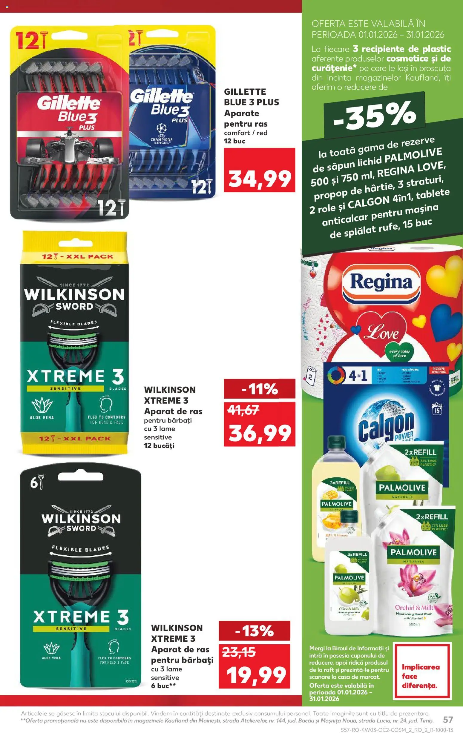 Catalog Kaufland 14 - 19 Ianuarie 2026 | Pagina 57 | Produse: Raft, Role, Săpun, Săpun lichid