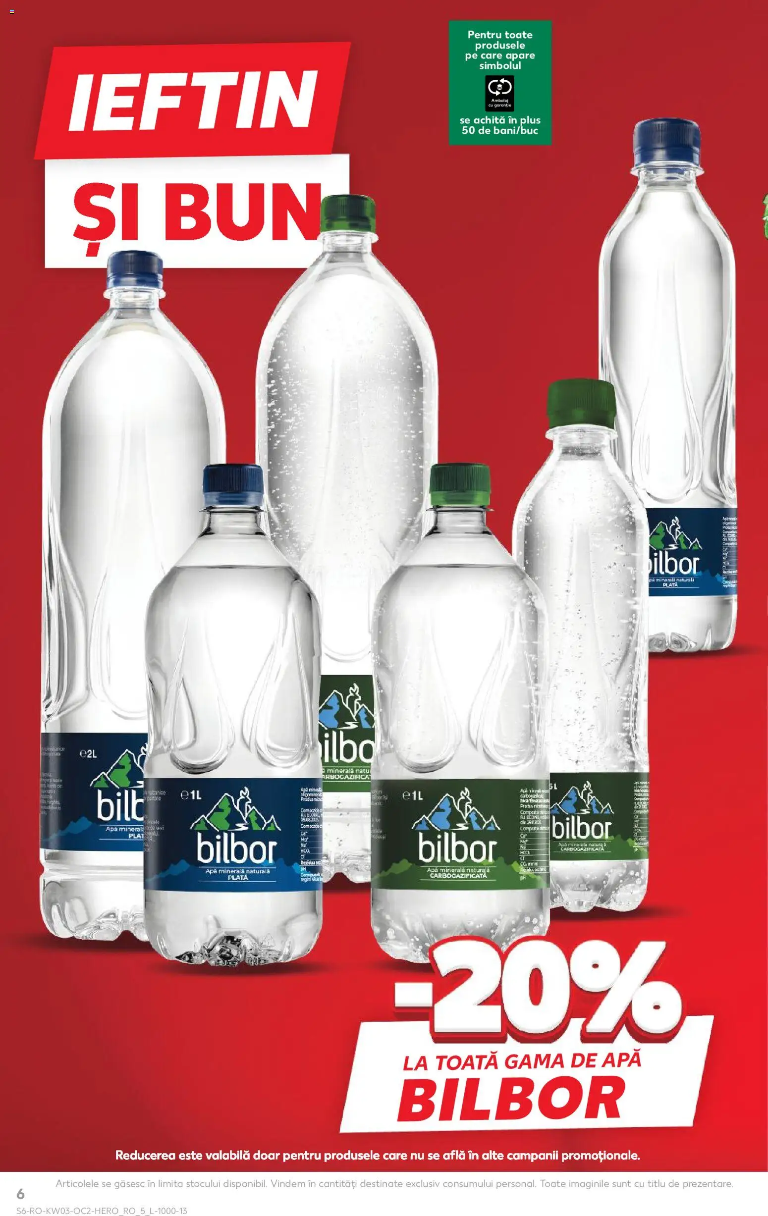 Catalog Kaufland 14 - 19 Ianuarie 2026 | Pagina 6 | Produse: Yazı tahtası kalemi, Apă