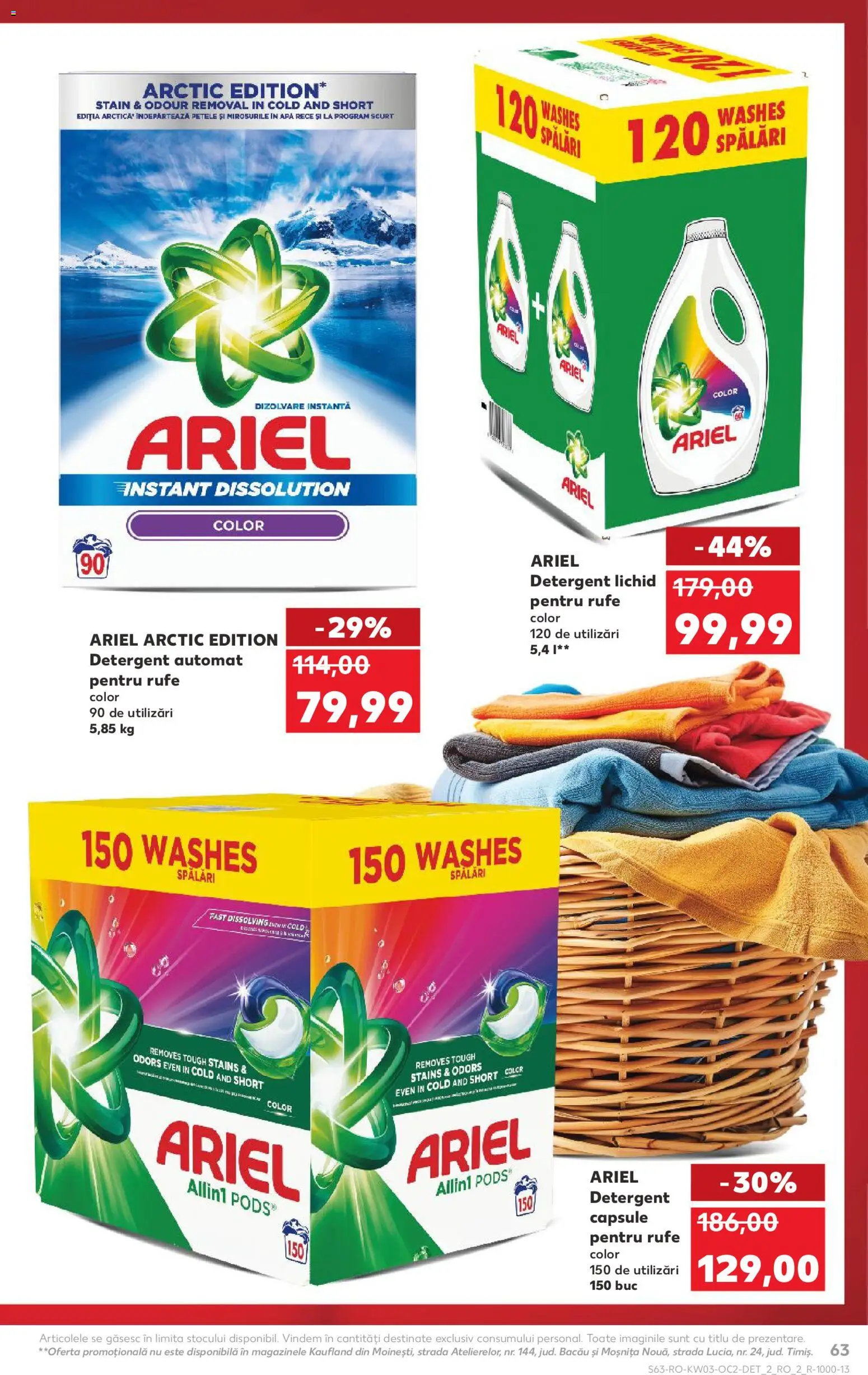 Catalog Kaufland 14 - 19 Ianuarie 2026 | Pagina 63 | Produse: Kedi Ödül Oyuncakları, Detergent, Apă