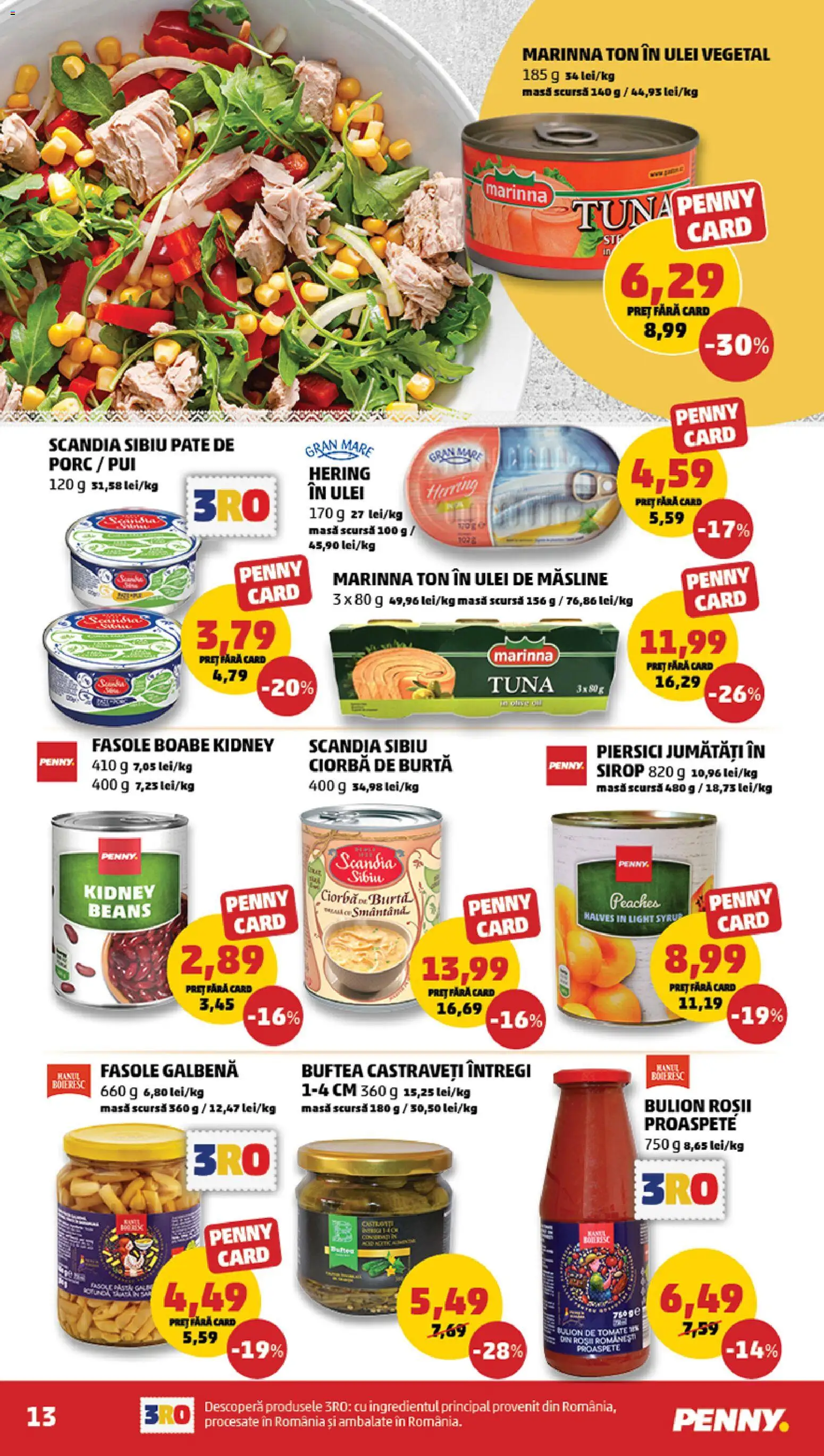 Catalog PENNY Market 14 - 19 Ianuarie 2026 | Pagina 13 | Produse: Masă, Pate, Ulei, Sirop
