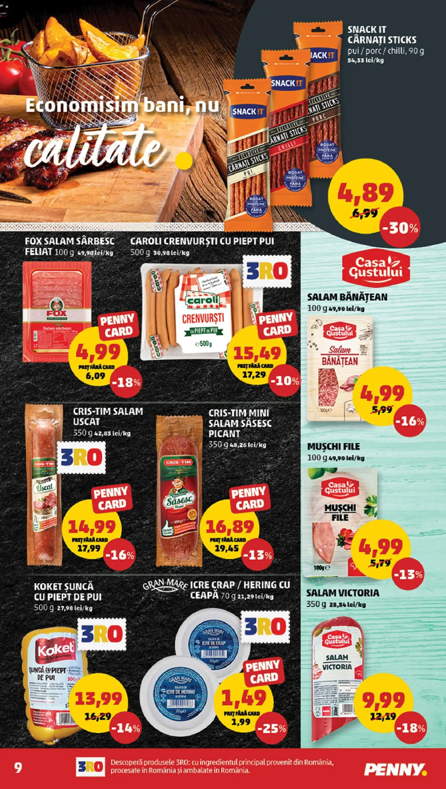 Catalog PENNY Market 14 - 19 Ianuarie 2026 | Pagina 9 | Produse: Chilli, Crenvurști, Șuncă, Ceapă