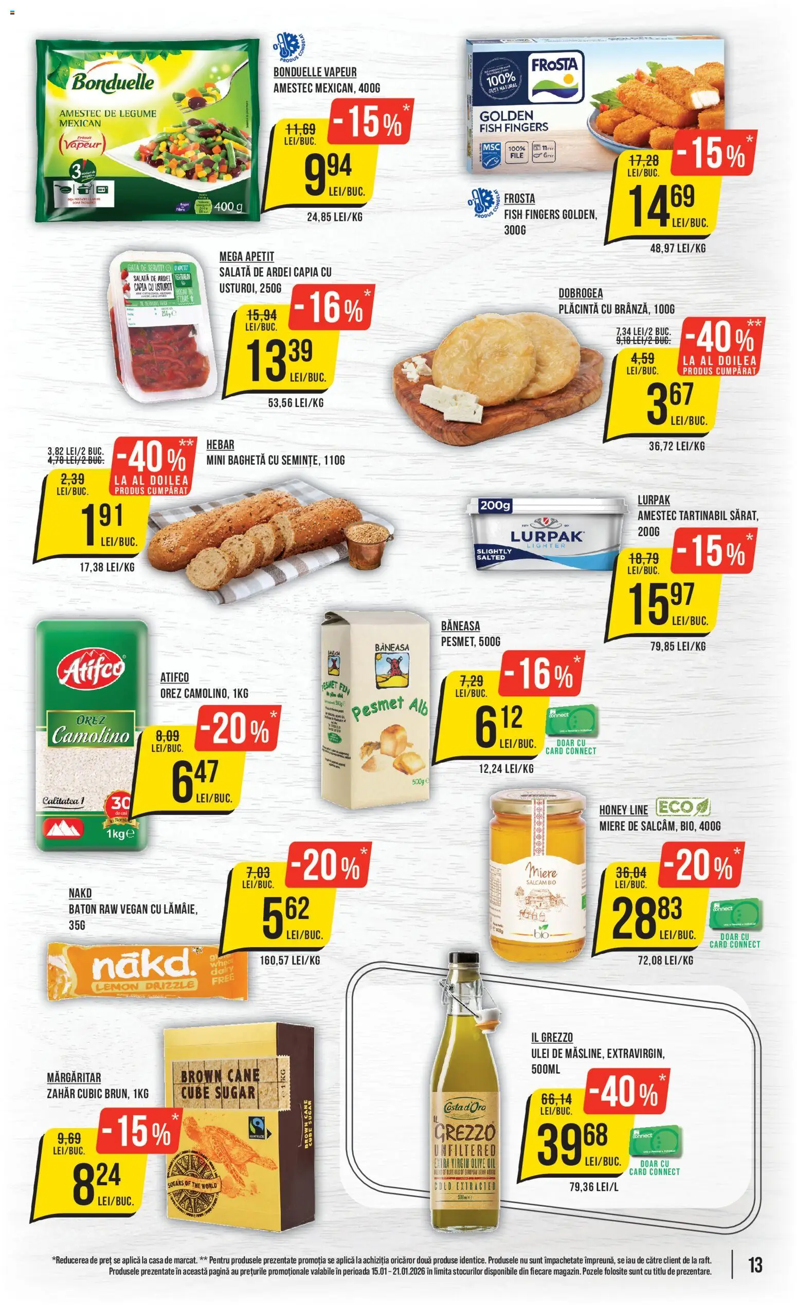 Catalog Mega Image 15 - 20 Ianuarie 2026 | Pagina 13 | Produse: Kalem ucu, Plăcintă, Konuşturucu Kuş Yemleri, Salată