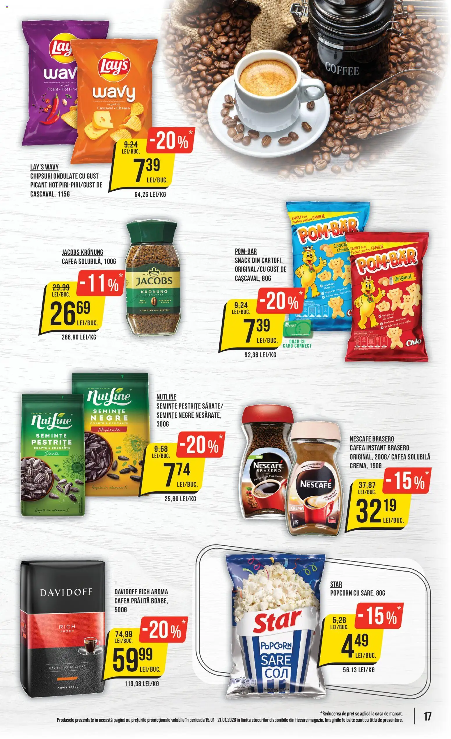 Catalog Mega Image 15 - 20 Ianuarie 2026 | Pagina 17 | Produse: Semințe, Köpek çiti, Chipsuri, Sare