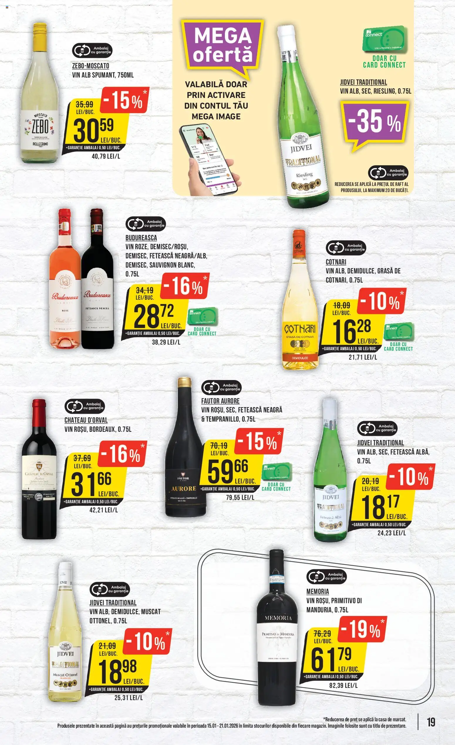 Catalog Mega Image 15 - 20 Ianuarie 2026 | Pagina 19 | Produse: Raft, Vin