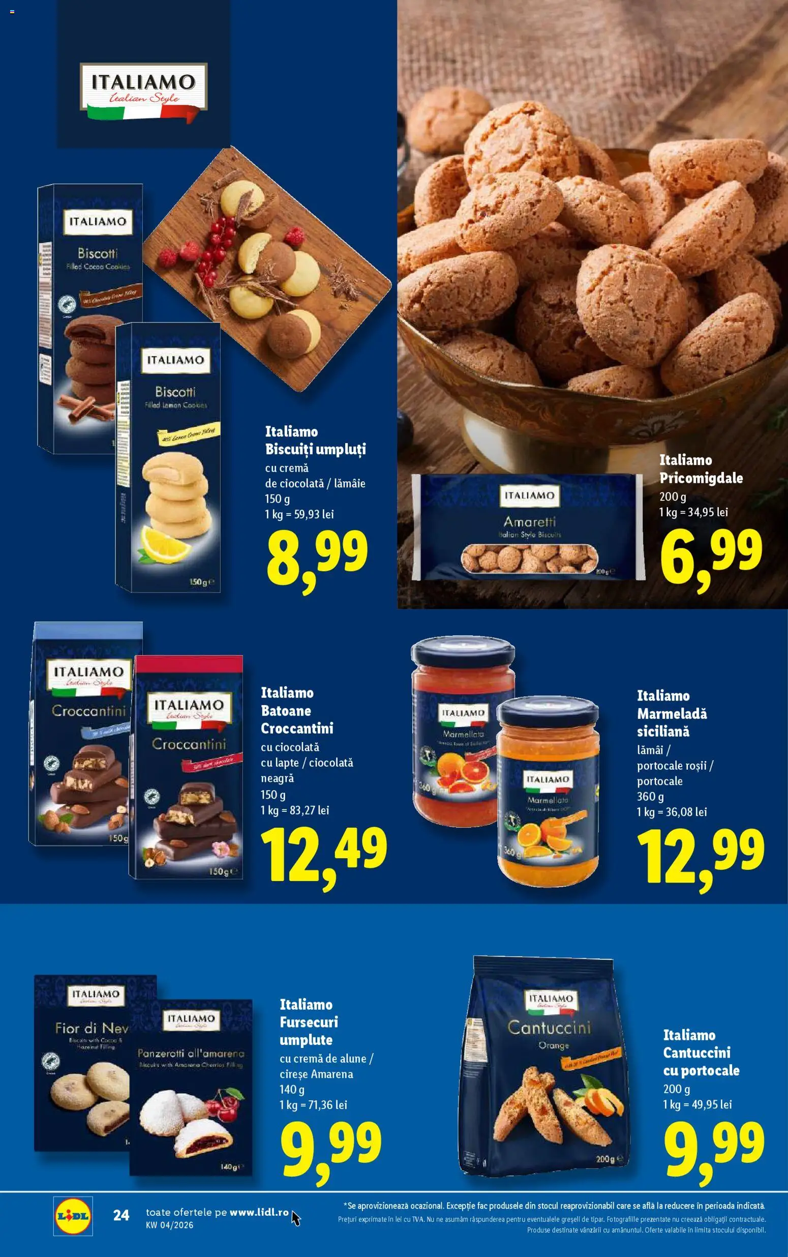 Catalog LIDL 19 - 24 Ianuarie 2026 | Pagina 24 | Produse: Delgeç, Portocale, Cireșe, Lămâie