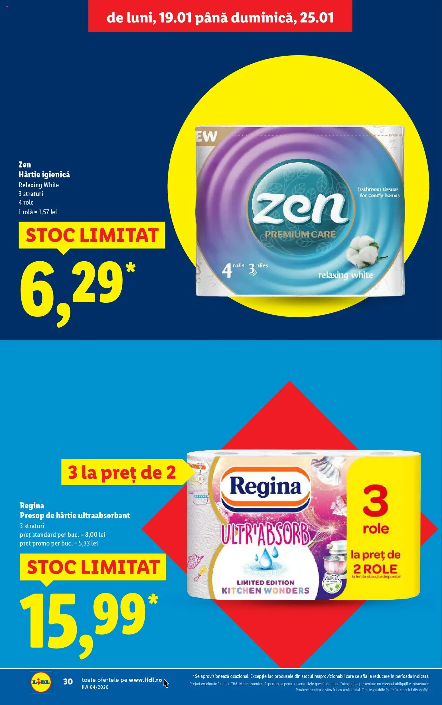 Catalog LIDL 19 - 24 Ianuarie 2026 | Pagina 30 | Produse: Role