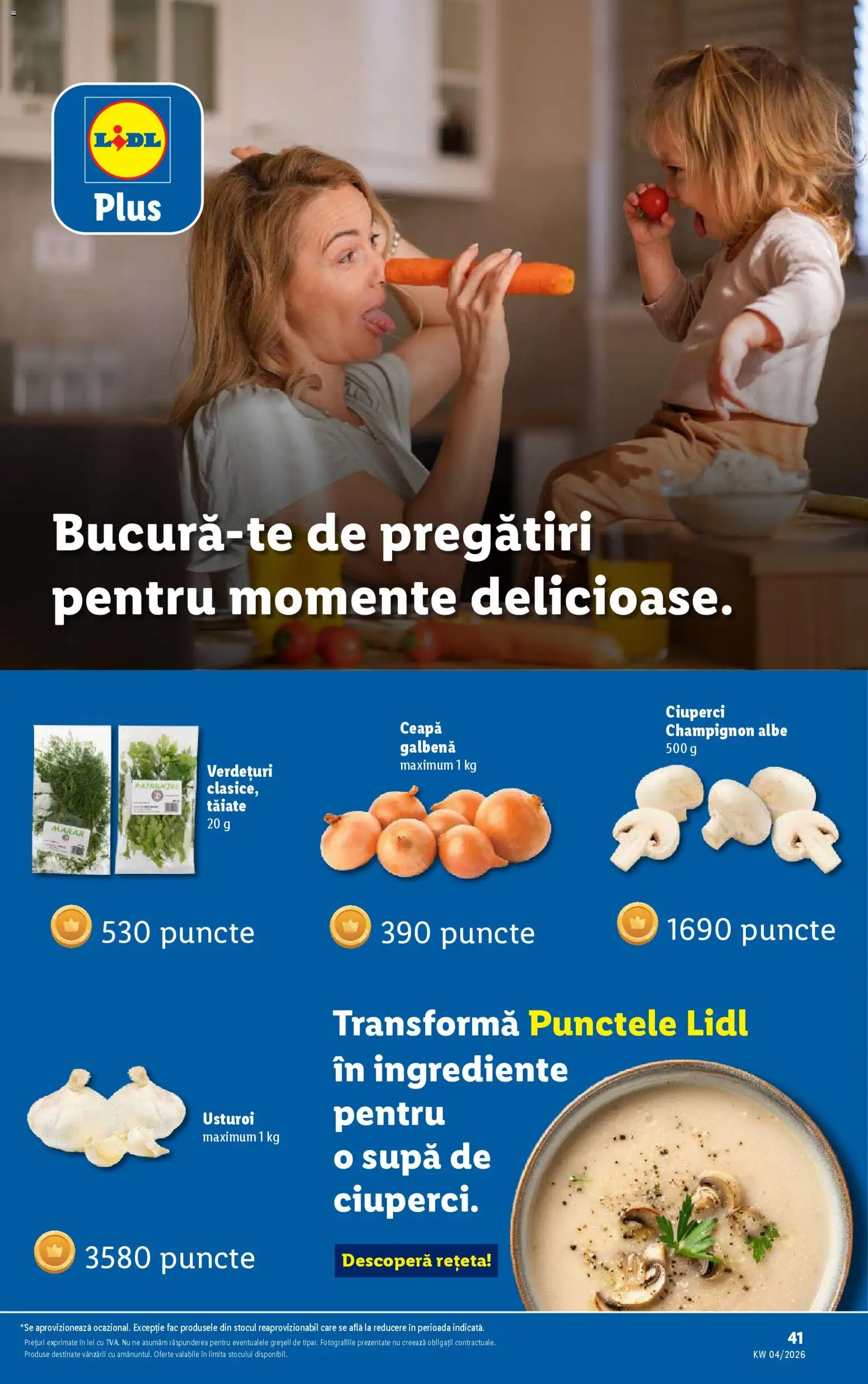 Catalog LIDL 19 - 24 Ianuarie 2026 | Pagina 41 | Produse: Mărar, Ceapă galbenă, Ceapă, Usturoi