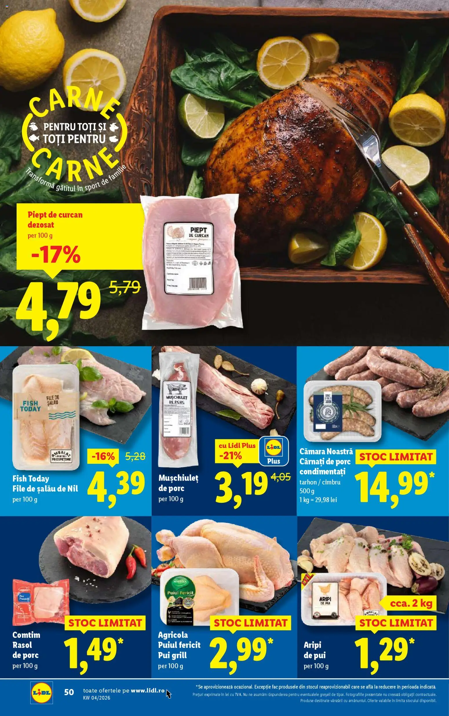 Catalog LIDL 19 - 24 Ianuarie 2026 | Pagina 50 | Produse: Grill, Hacıyatmaz Kedi Oyuncağı, Rasol, Cârnați