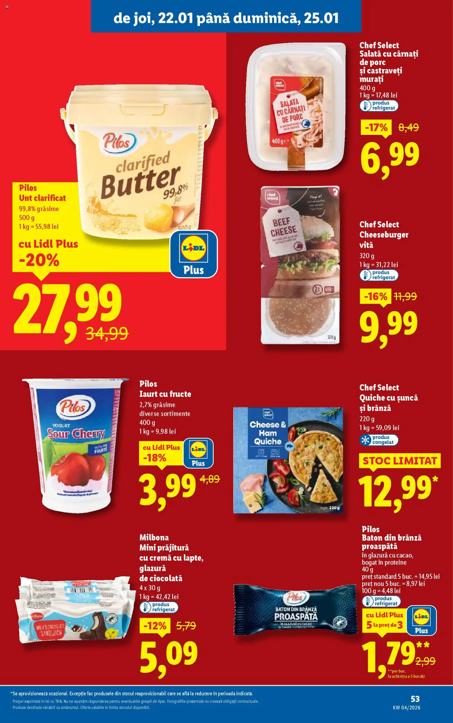 Catalog LIDL 19 - 24 Ianuarie 2026 | Pagina 53 | Produse: Toplar, Brânză, Cremă, Cacao