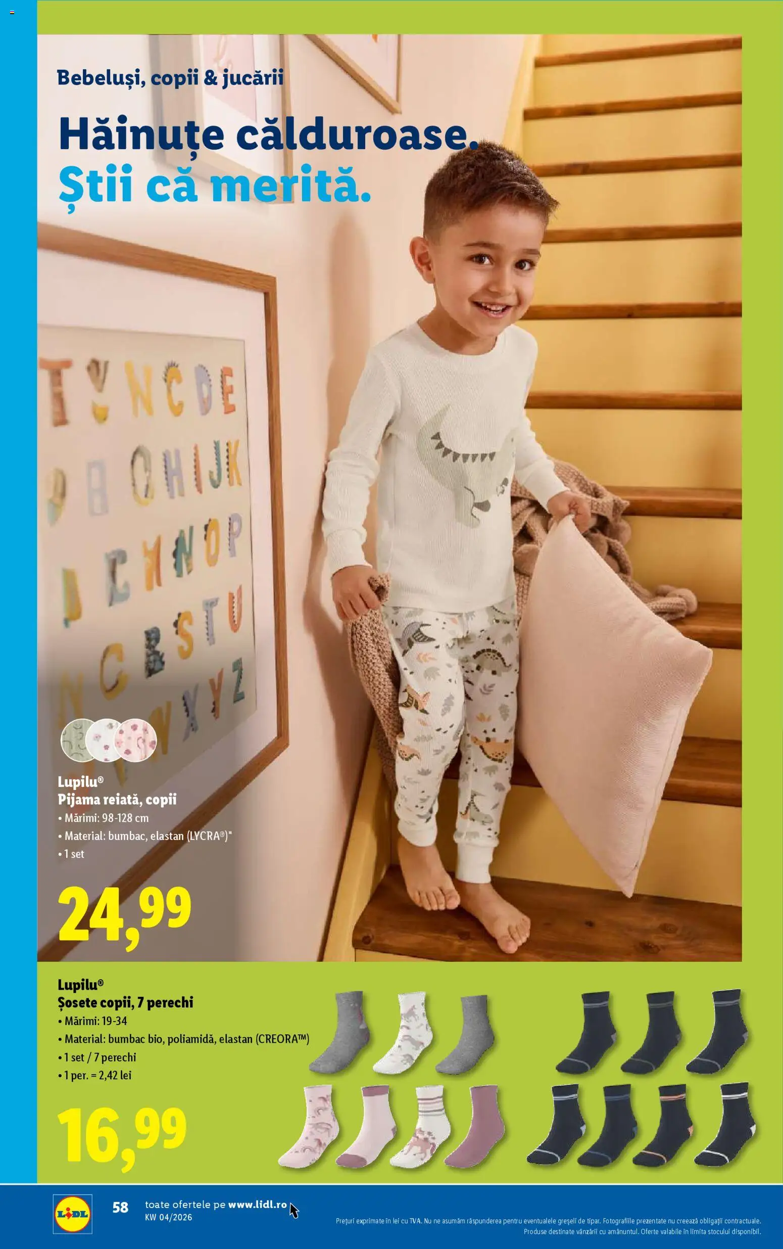 Catalog LIDL 19 - 24 Ianuarie 2026 | Pagina 58 | Produse: Șosete