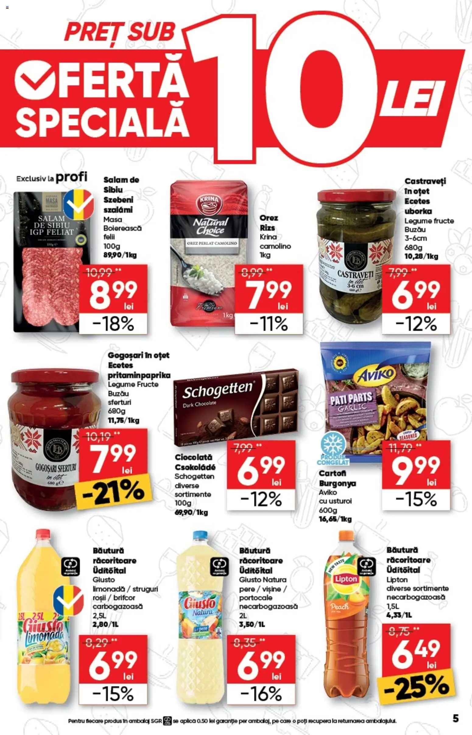 Catalog Profi 7 - 19 Ianuarie 2026 | Pagina 5 | Produse: Ciocolată, Roșii, Legume, Usturoi