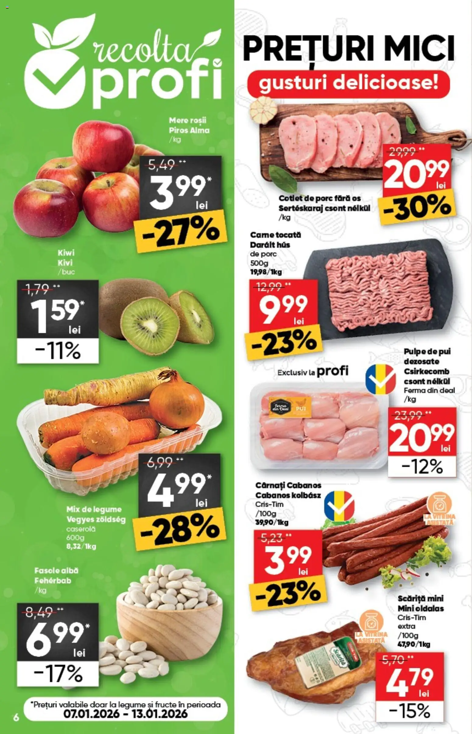 Catalog Profi 7 - 19 Ianuarie 2026 | Pagina 6 | Produse: Lait de coco, Mici, Fasole albă, Legume