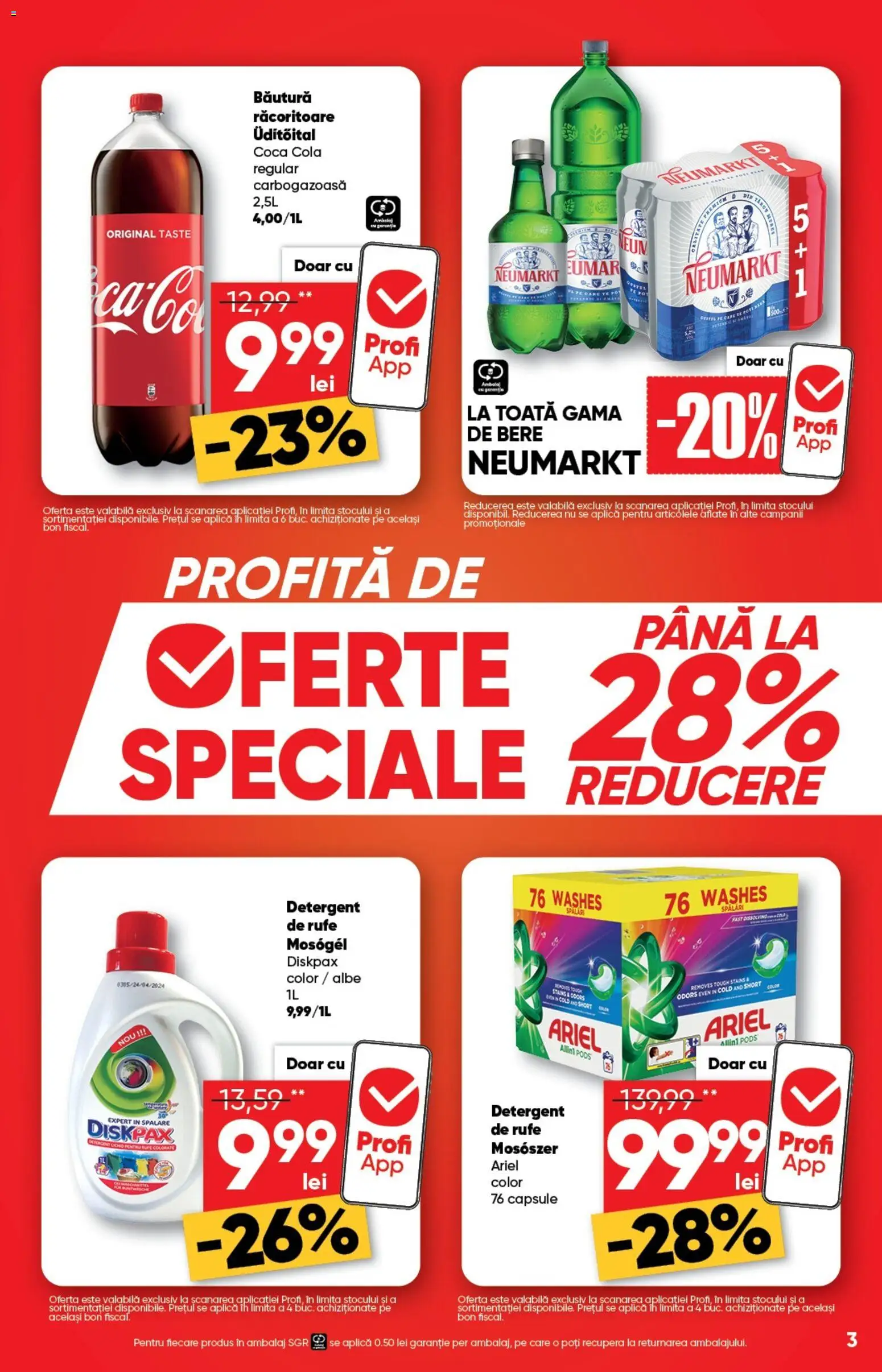 Catalog Profi 7 - 19 Ianuarie 2026 | Pagina 3 | Produse: Amerikan servis, Bere, Detergent