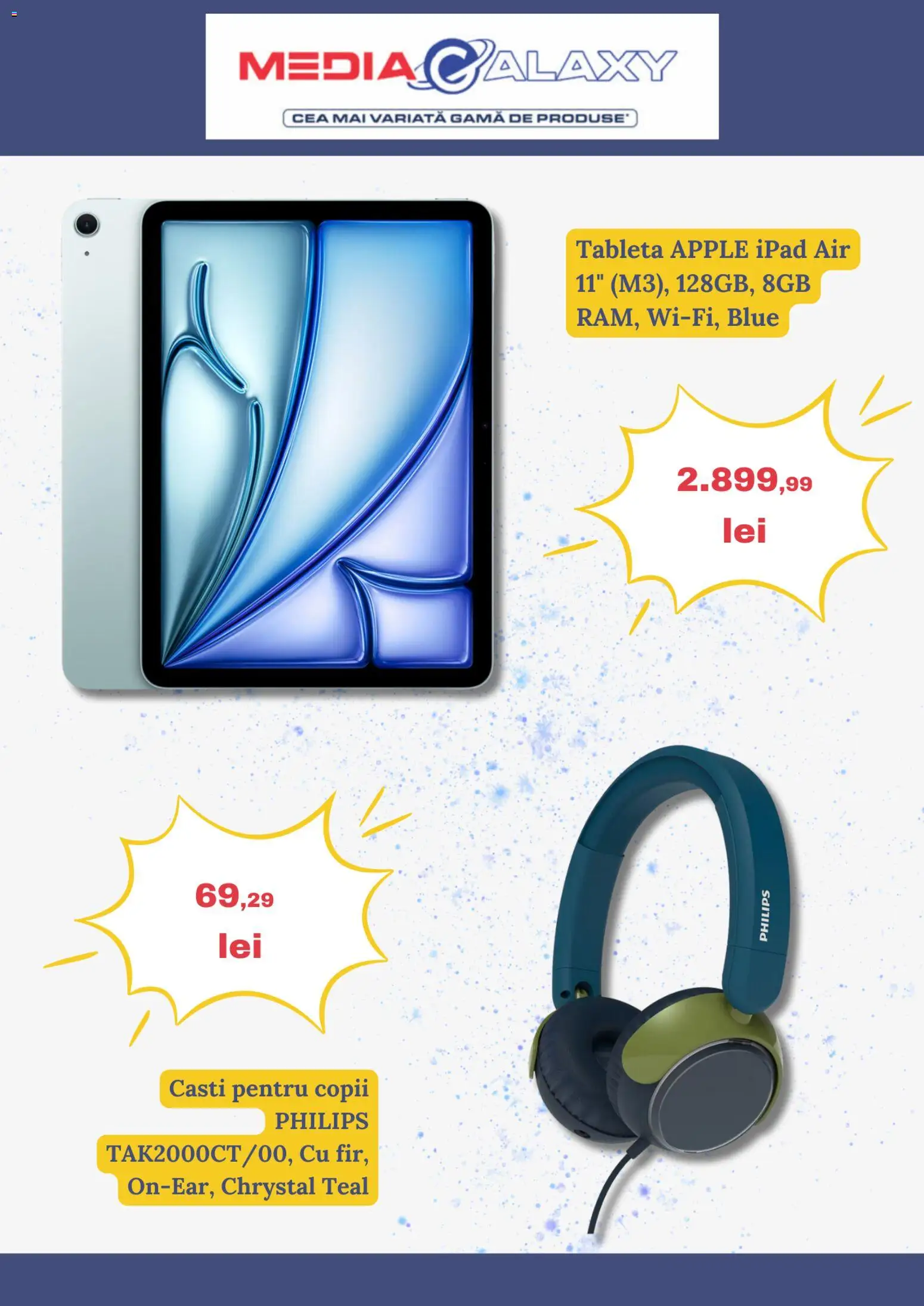 Catalog Media Galaxy 15 - 20 Ianuarie 2026 | Pagina 2 | Produse: Enginar, Tabletă, Căști, Apple