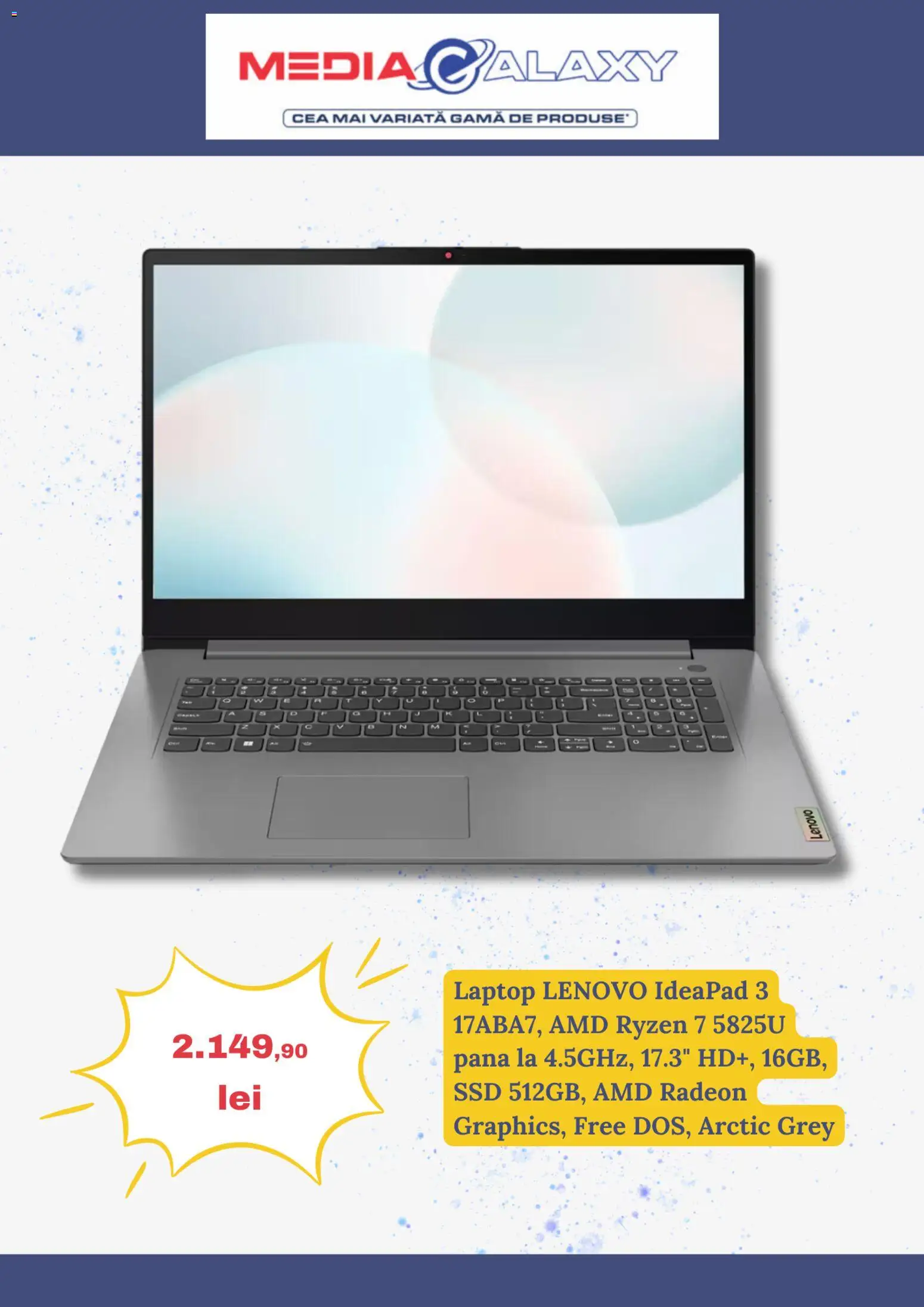 Catalog Media Galaxy 15 - 20 Ianuarie 2026 | Pagina 3 | Produse: Laptop