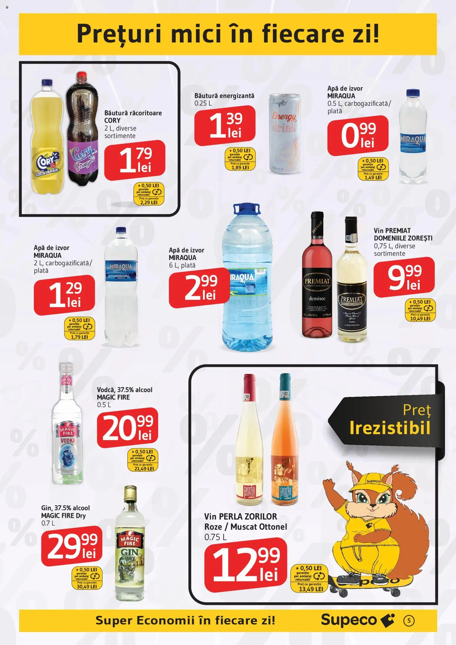 Catalog Supeco 15 - 27 Ianuarie 2026 | Pagina 5 | Produse: Mici, Vodka, Apă, Lămâie