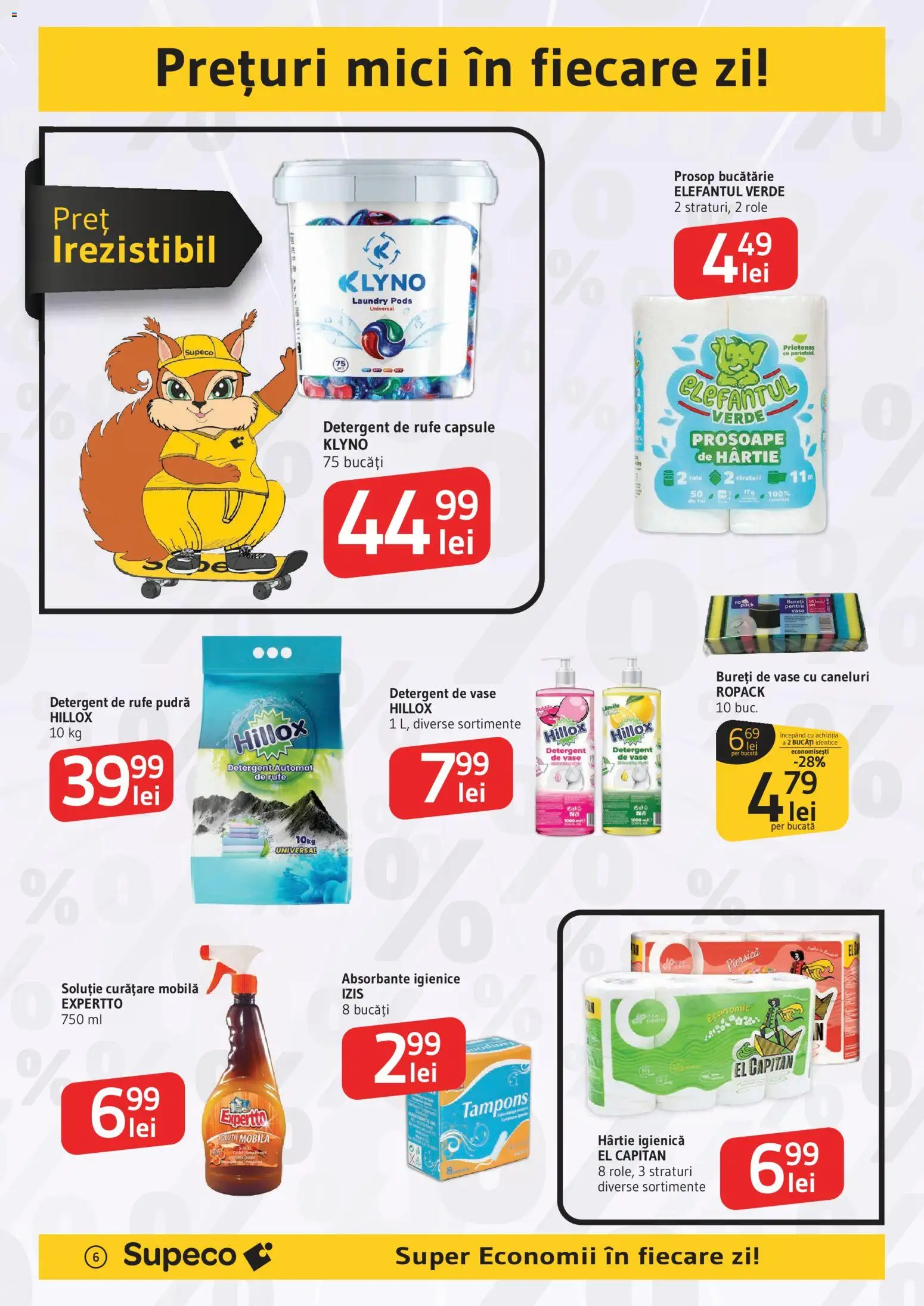Catalog Supeco 15 - 27 Ianuarie 2026 | Pagina 6 | Produse: Piersică, Detergent de vase, Bucătărie, Absorbante