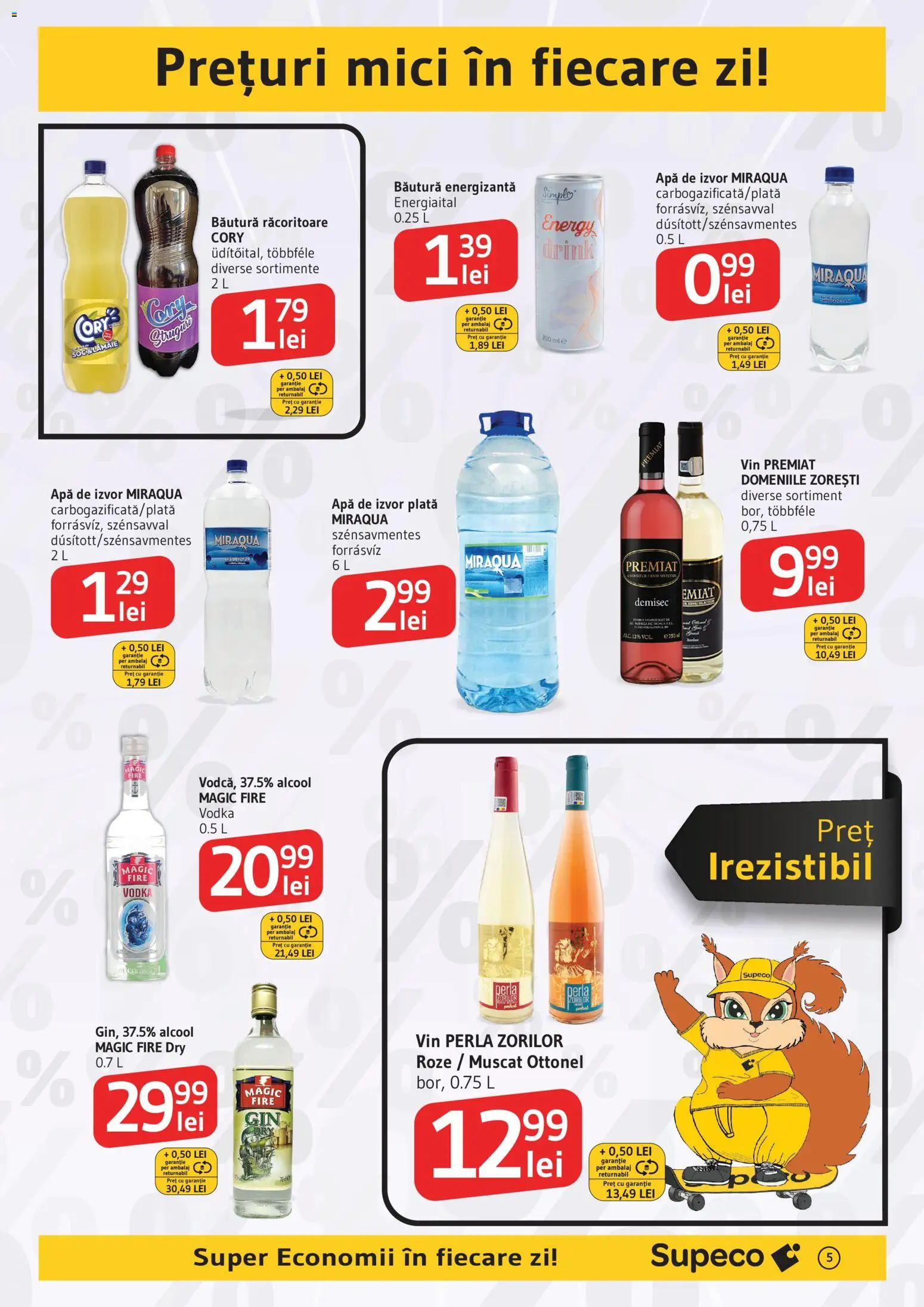 Catalog Supeco 15 - 27 Ianuarie 2026 | Pagina 5 | Produse: Mici, Băutură energizantă, Vodka, Lămâie